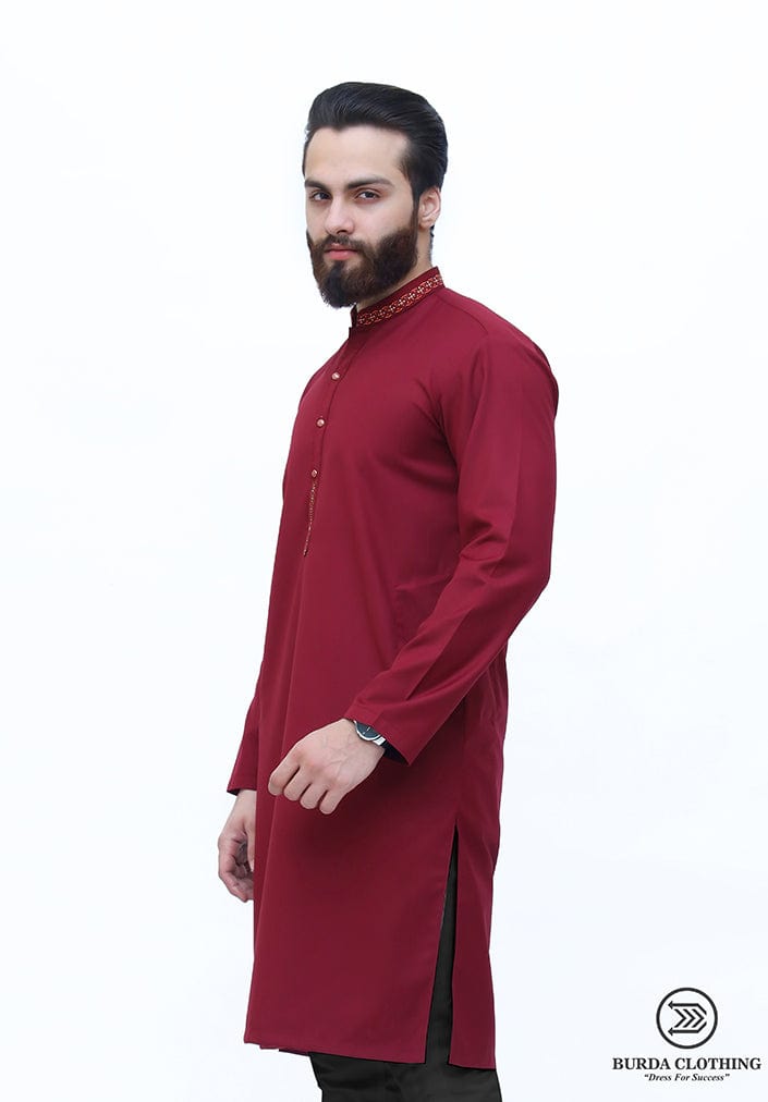 Burdaclothing Maroon Premium Kurta ( FATHER & SON)