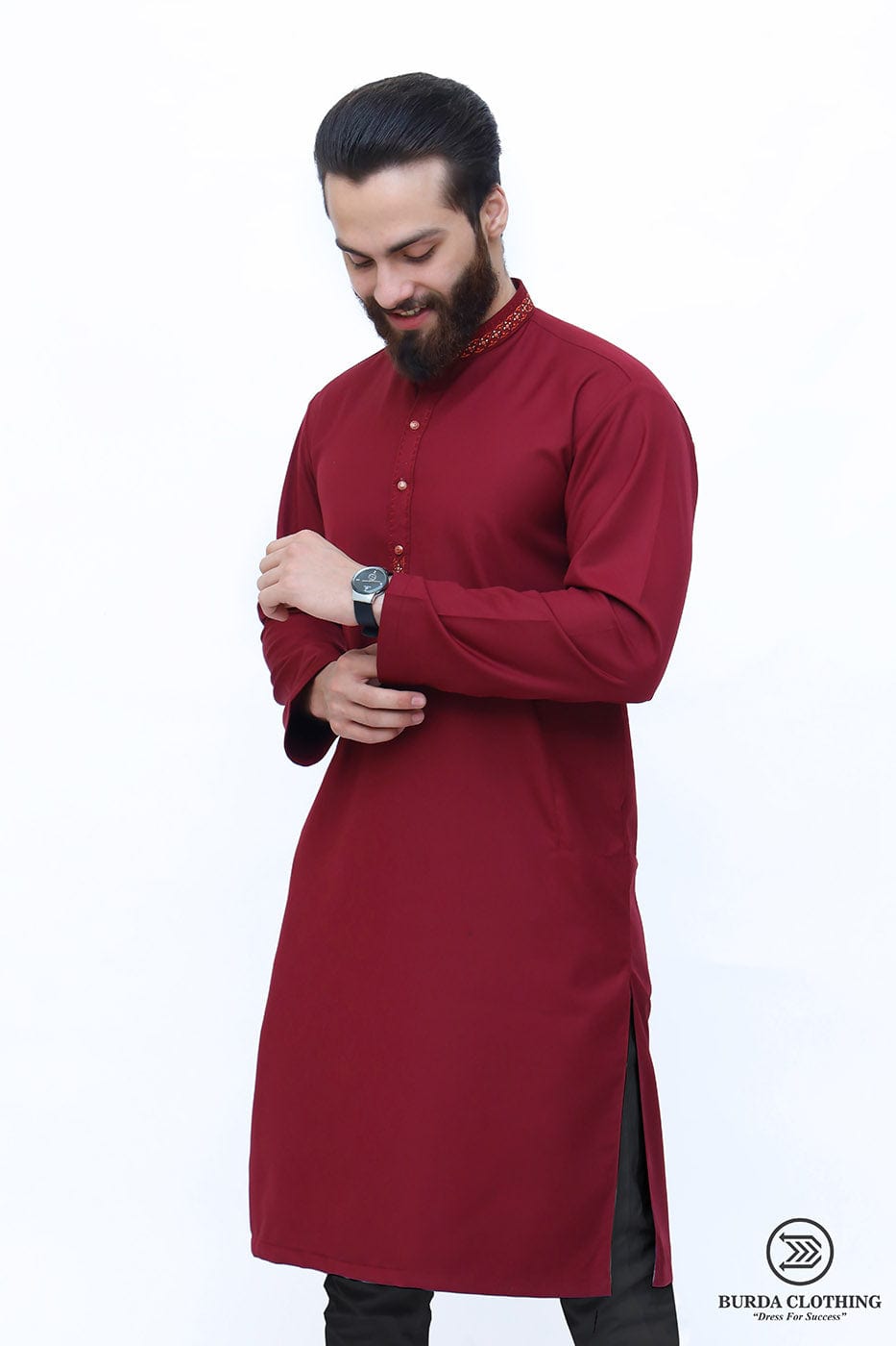 Burdaclothing Maroon Premium Kurta ( FATHER & SON)