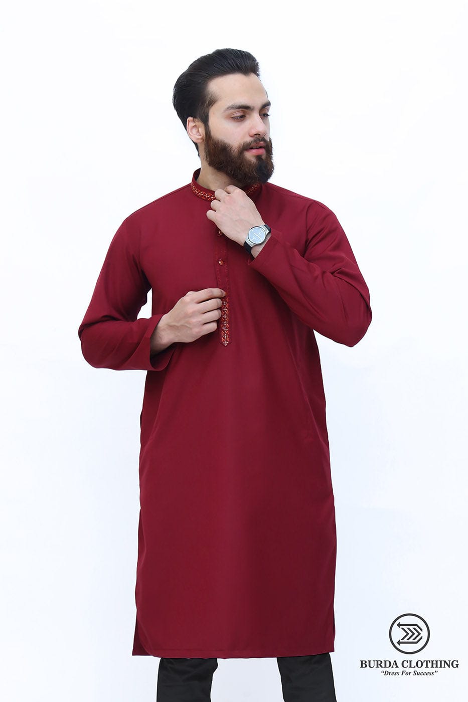 Burdaclothing Maroon Premium Kurta ( FATHER & SON)