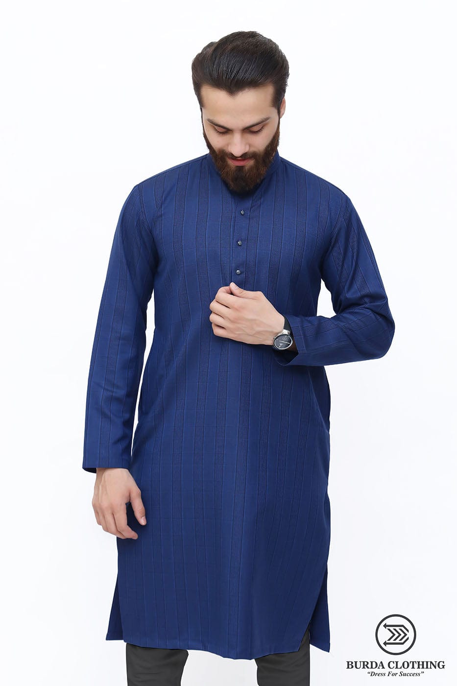 Burdaclothing Prince Blue Premium Kurta