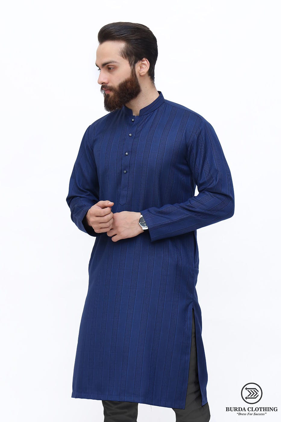 Burdaclothing Prince Blue Premium Kurta