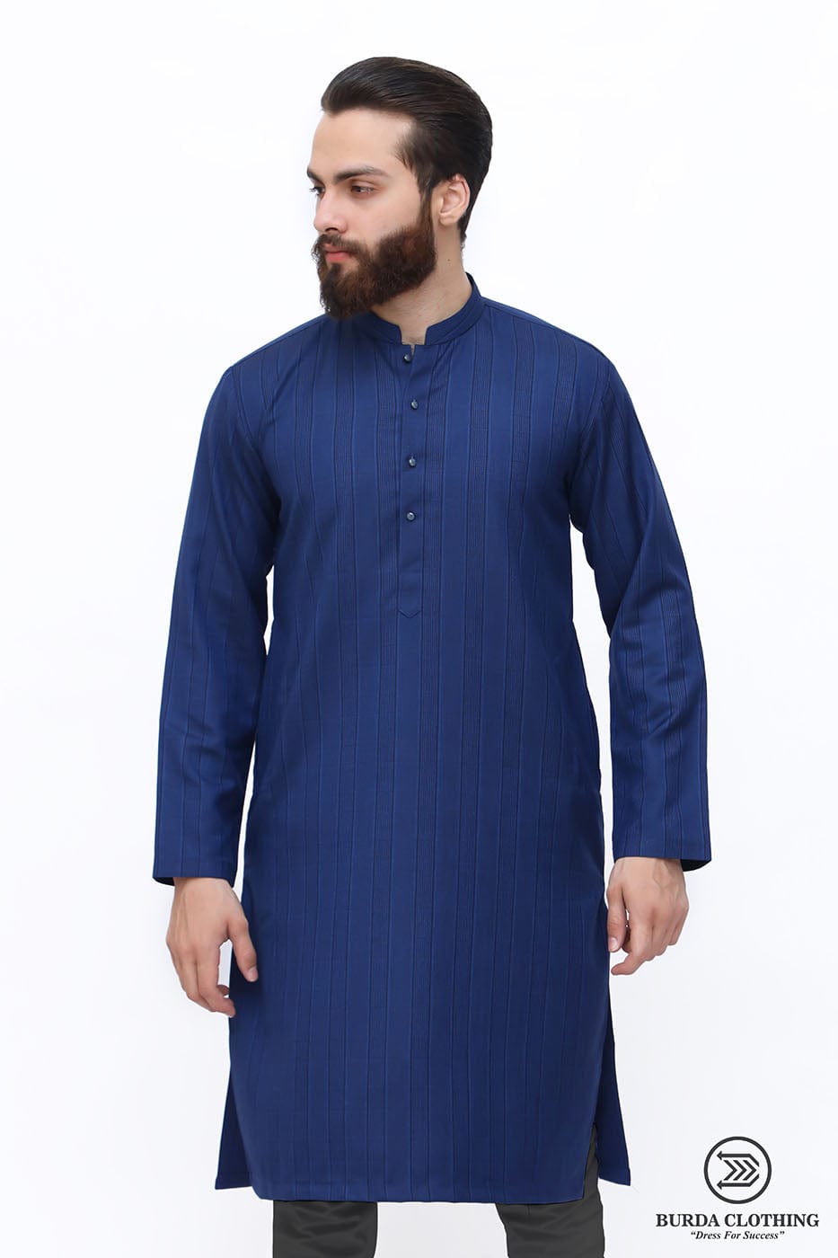 Burdaclothing Small Prince Blue Premium Kurta
