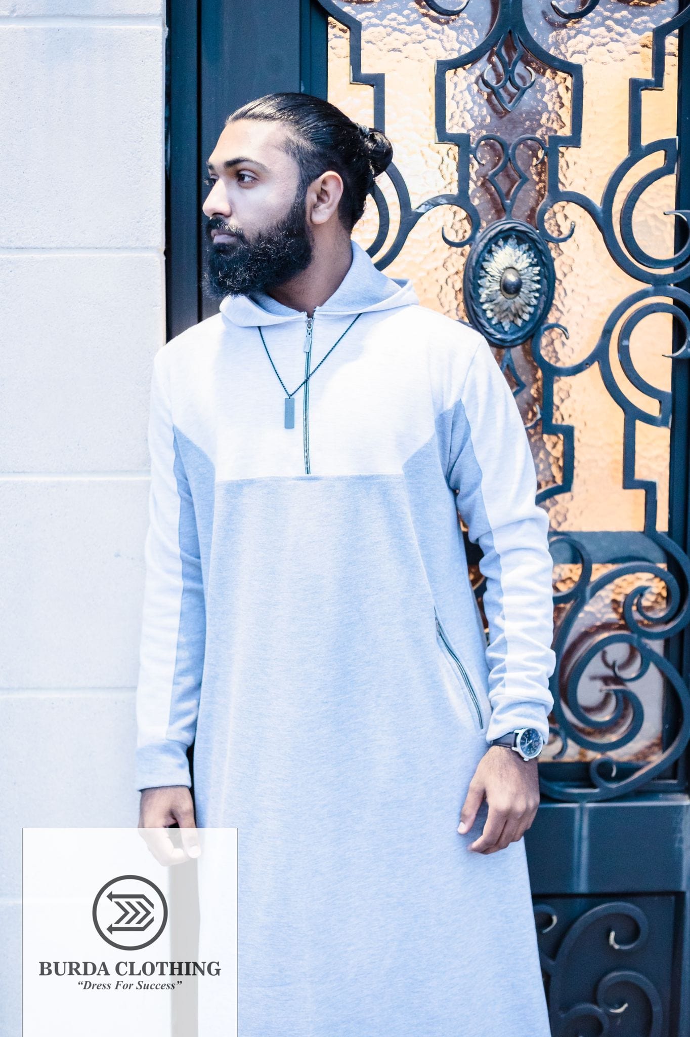 Burdaclothing Winter Sporty Short Hoodie Thobe (Version 1.0)