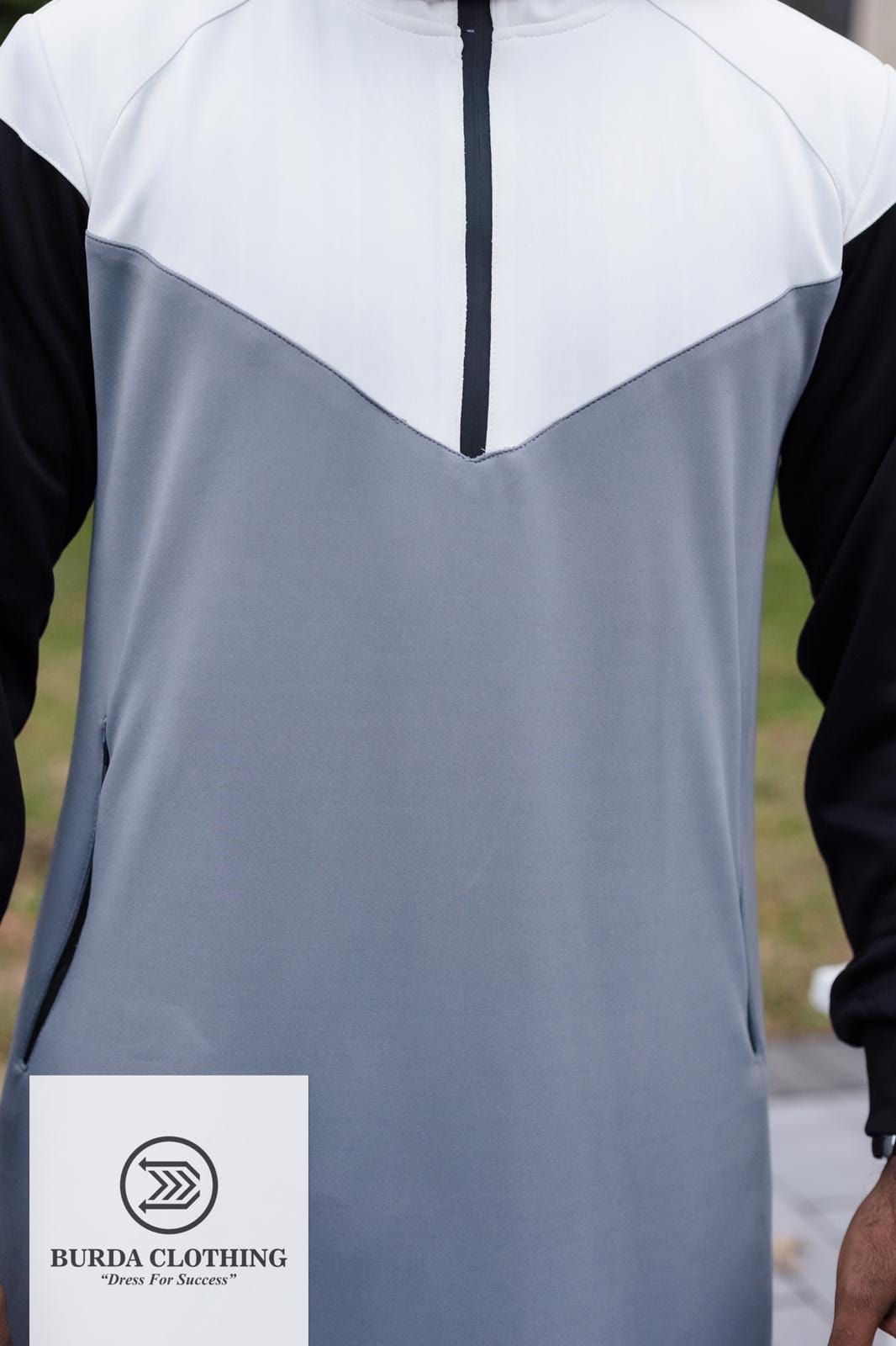 Burdaclothing Winter Sporty Short Hoodie Thobe (Version 2.0)