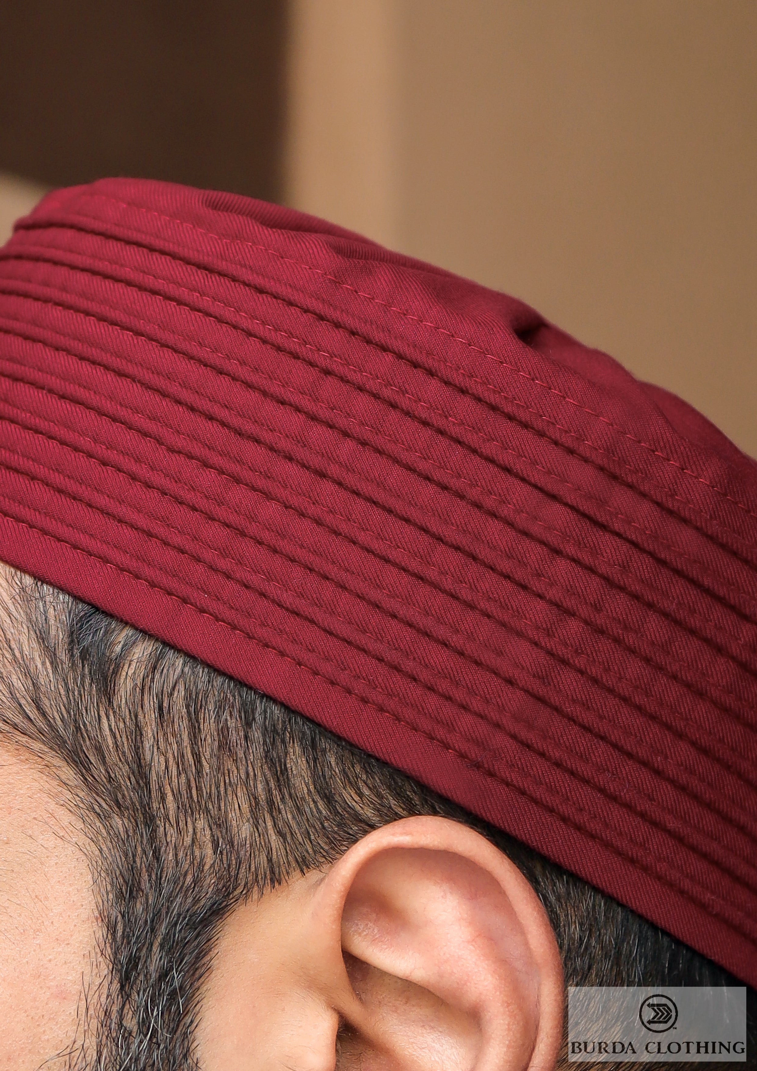 Sandal Pleated Kufi S008 - Burdaclothing