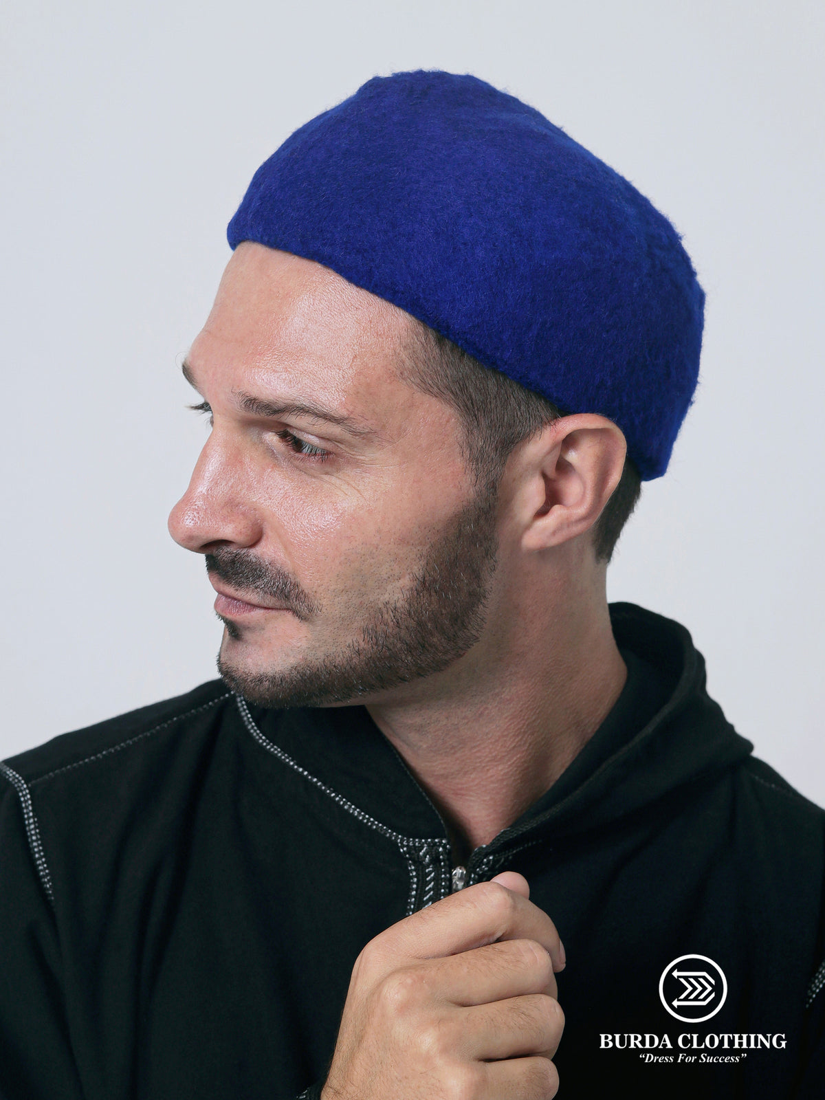 Chechia Hat - Royal Blue - Burdaclothing