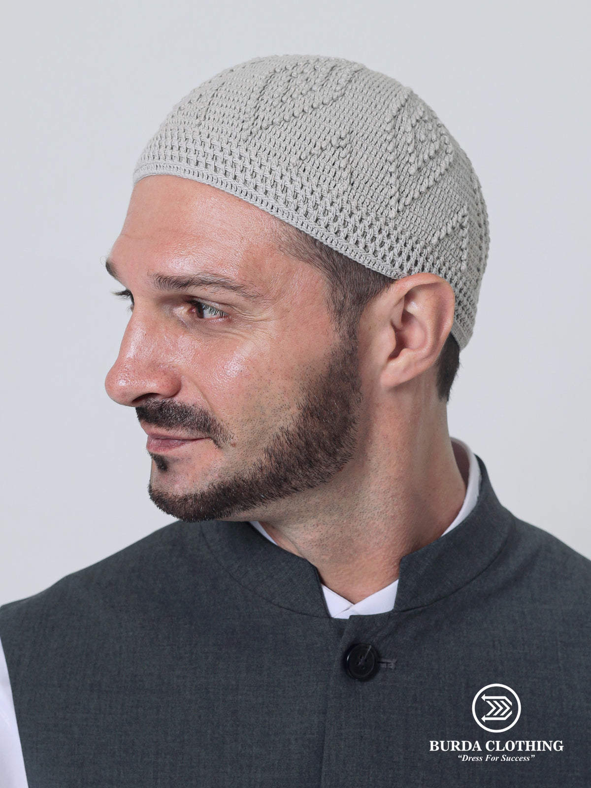 Skull Knit Cotton Kufi - Burdaclothing