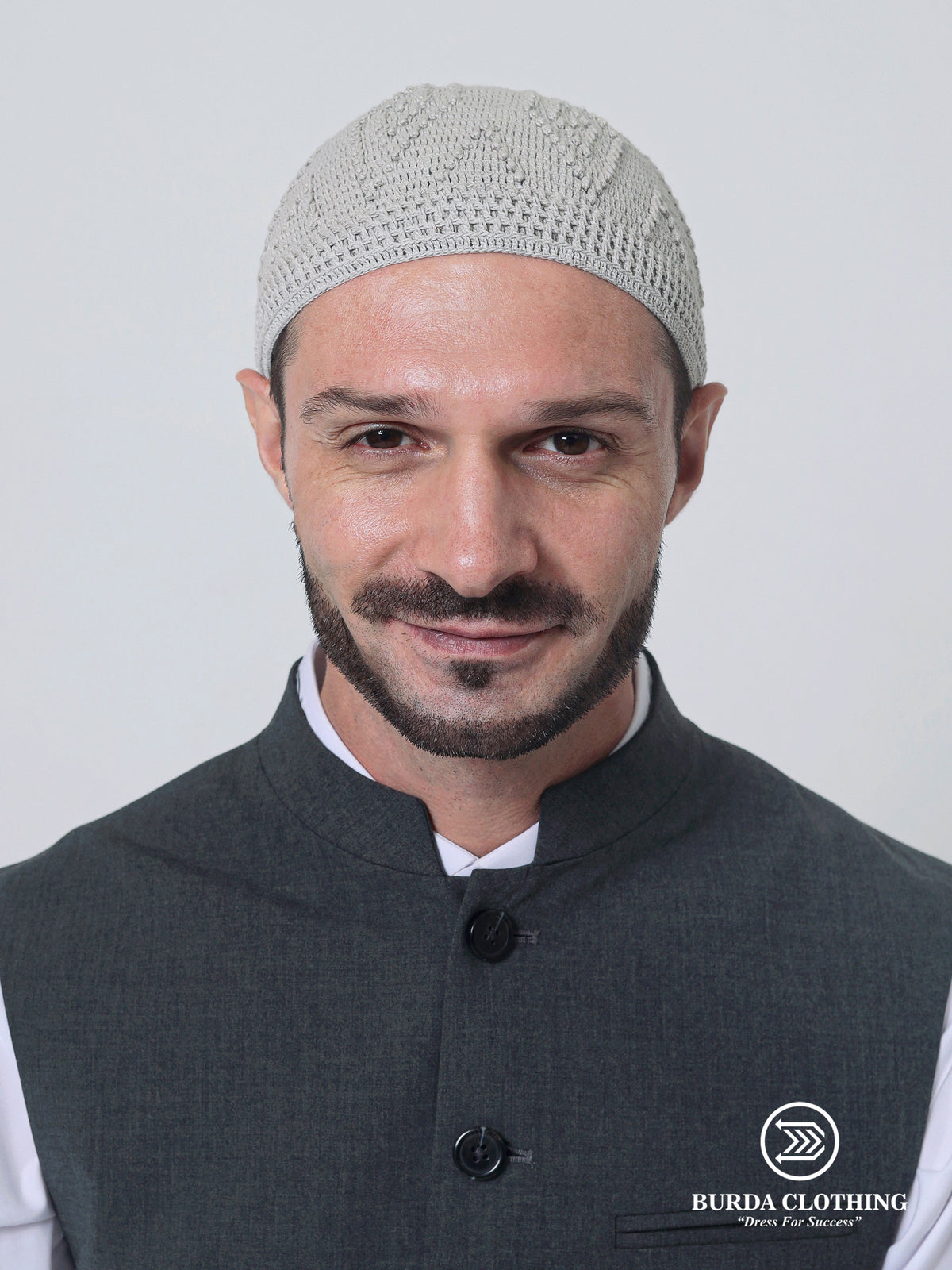 Skull Knit Cotton Kufi - Burdaclothing