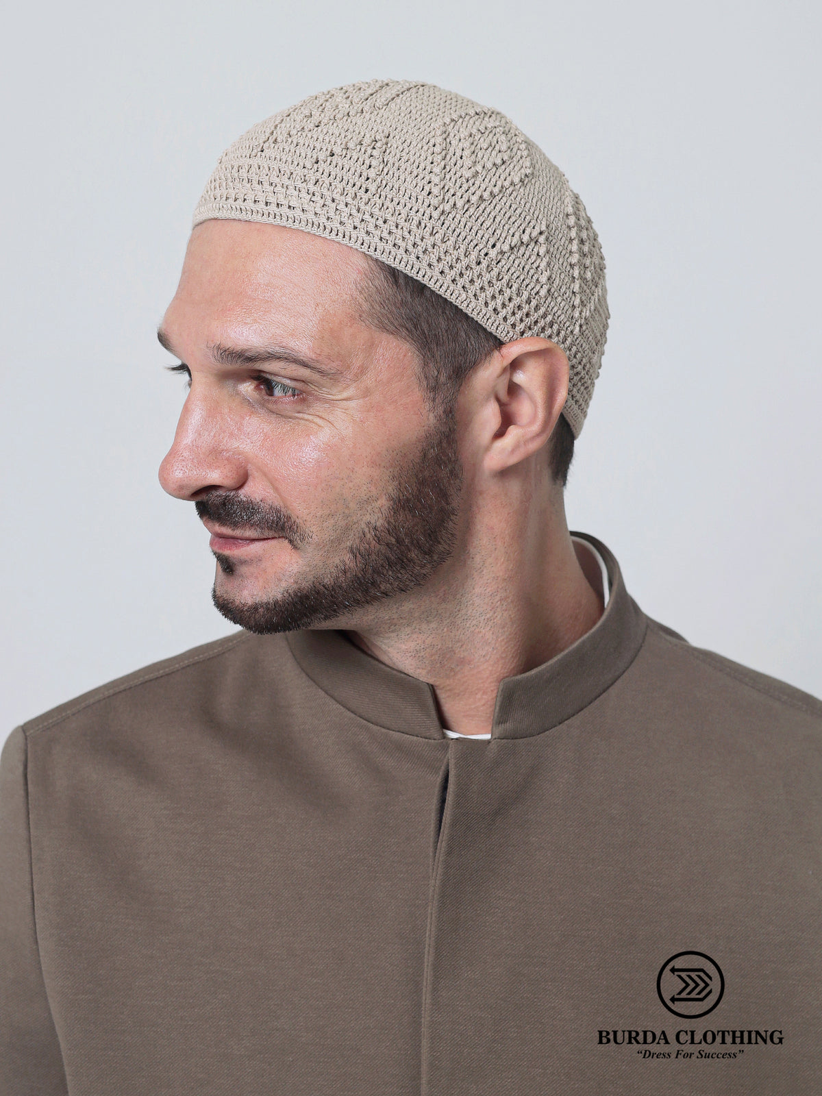 Skull Knit Cotton Kufi - Burdaclothing
