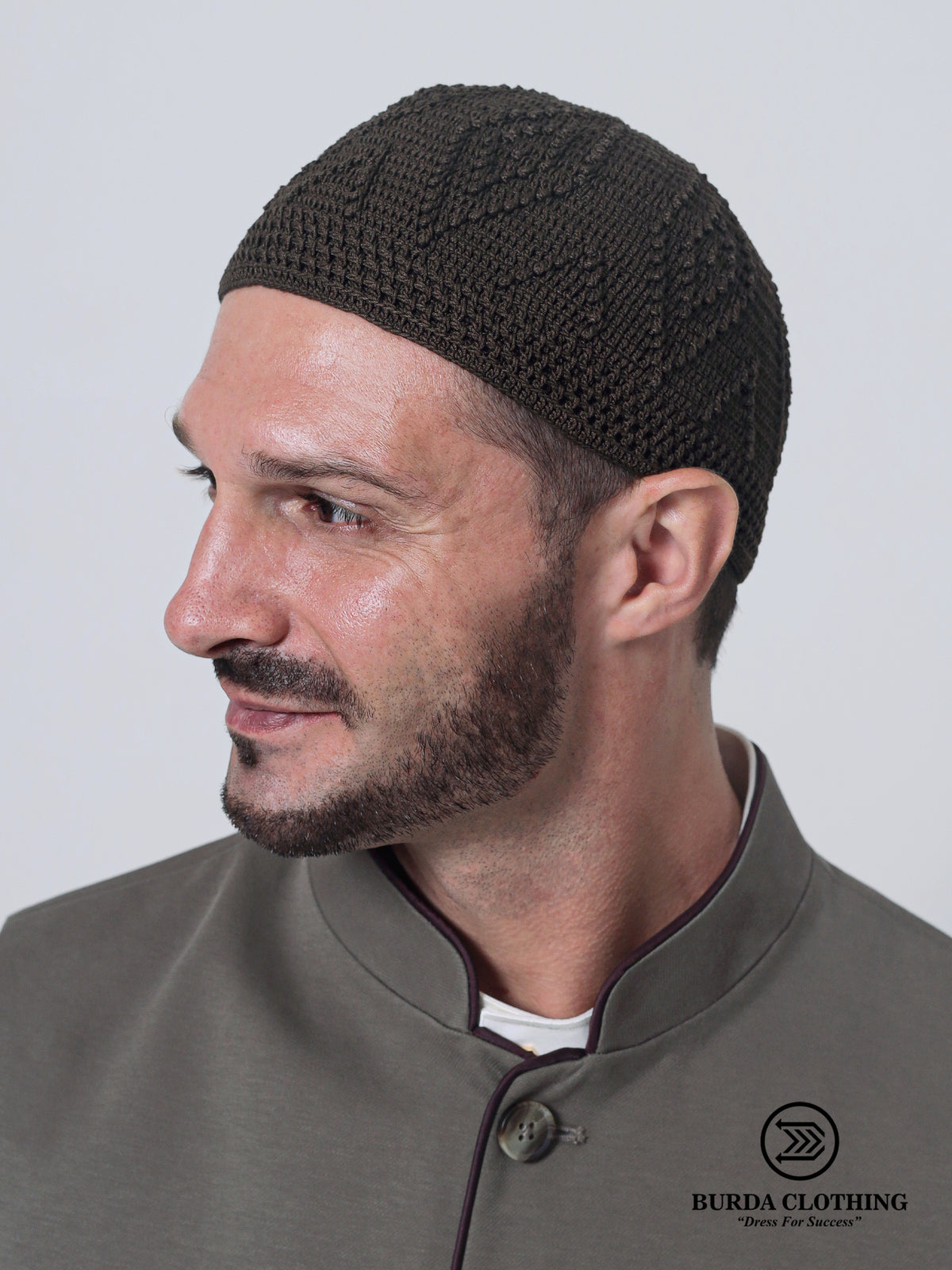 Skull Knit Cotton Kufi - Burdaclothing