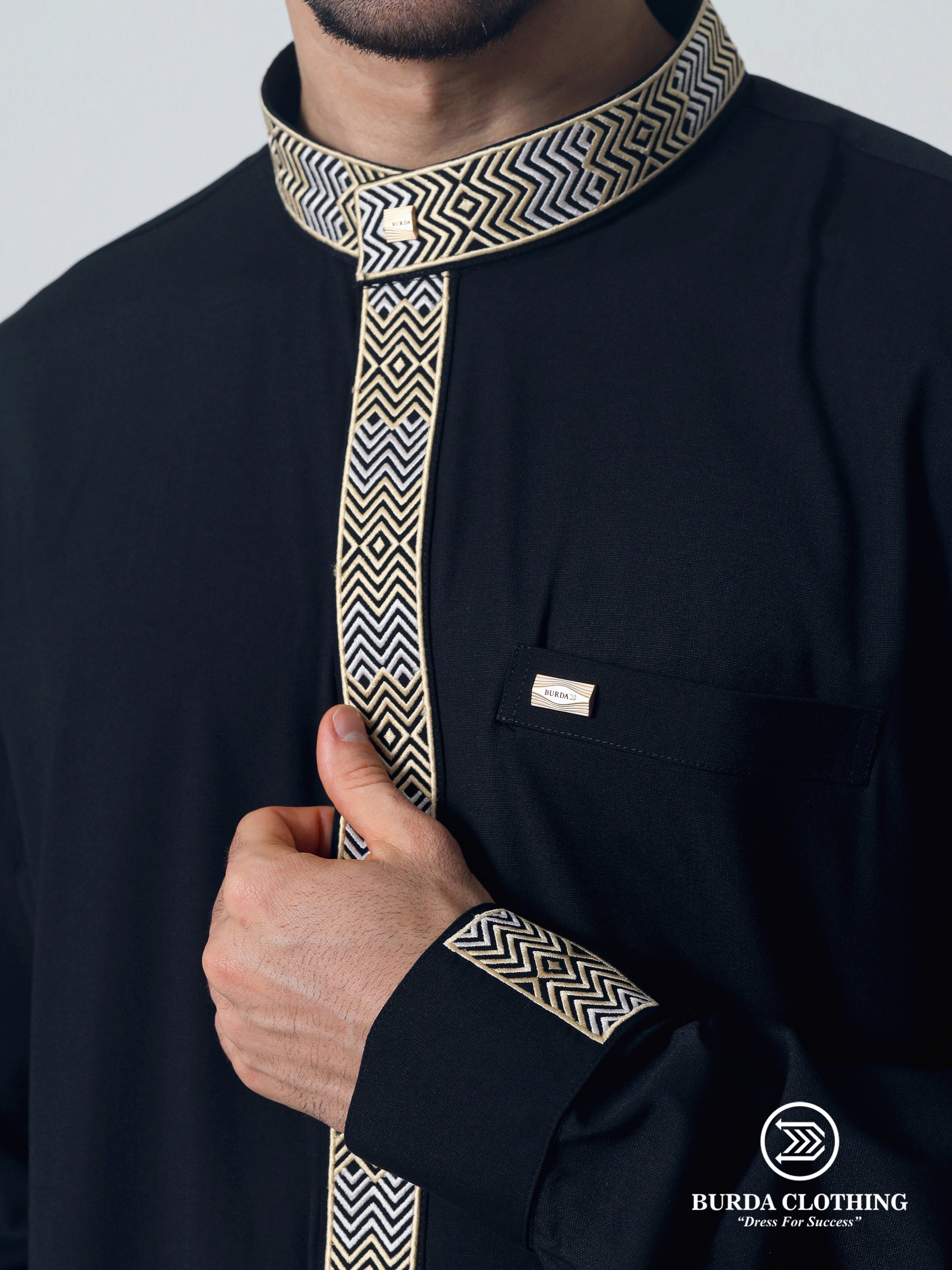 Adult Premium Thobe 215 Schwarz (Vater &amp; Sohn)