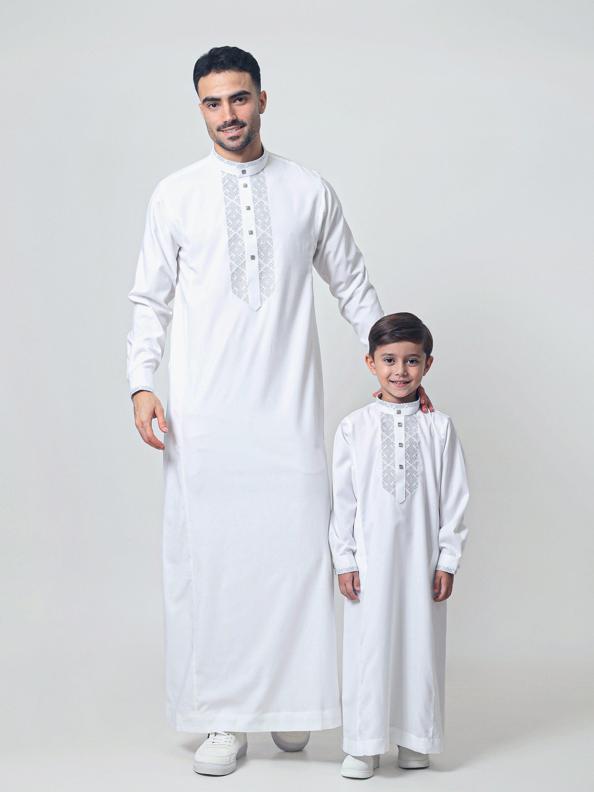 Kids Thobe 313 White