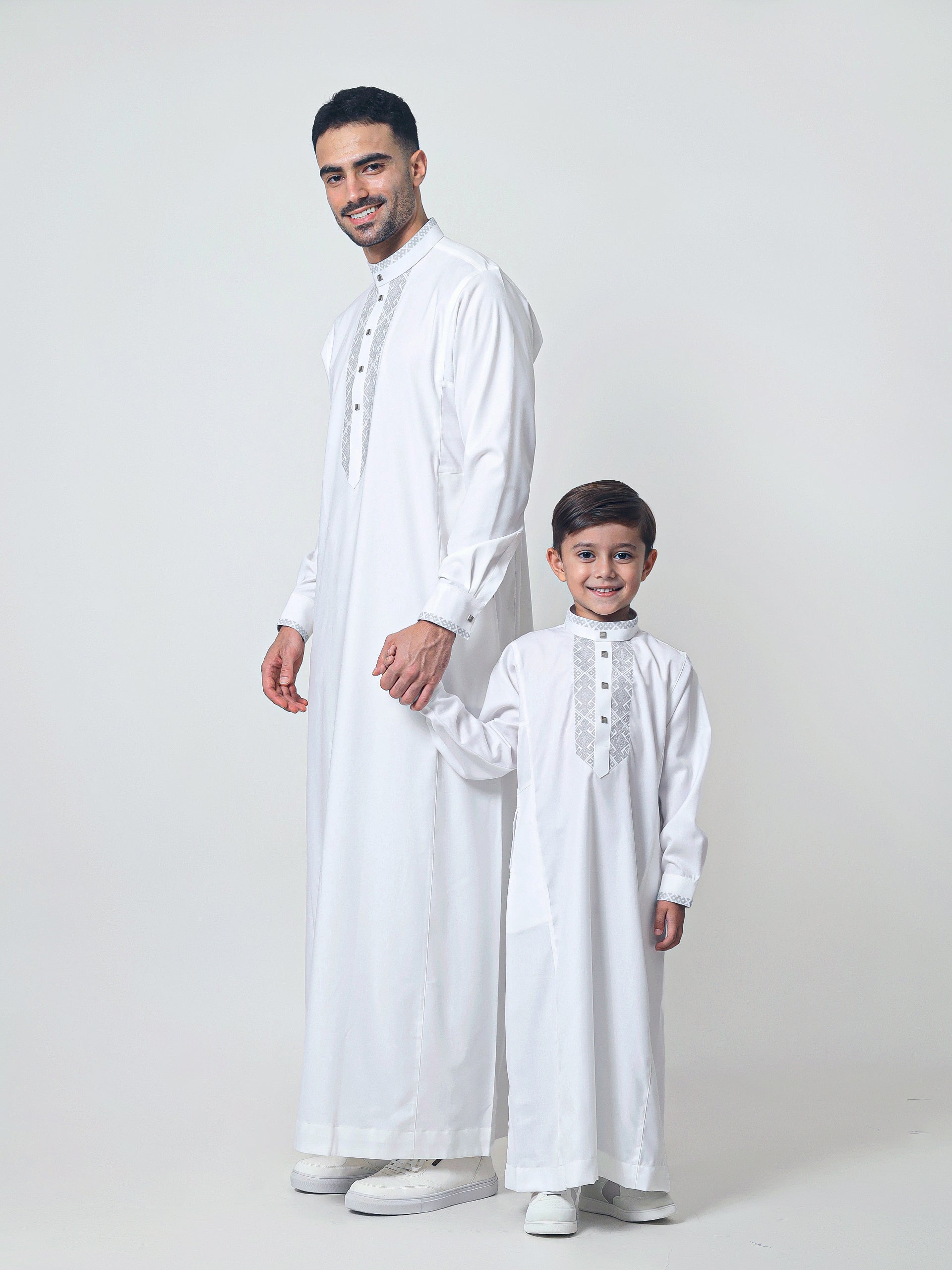 Kids Thobe 313 White