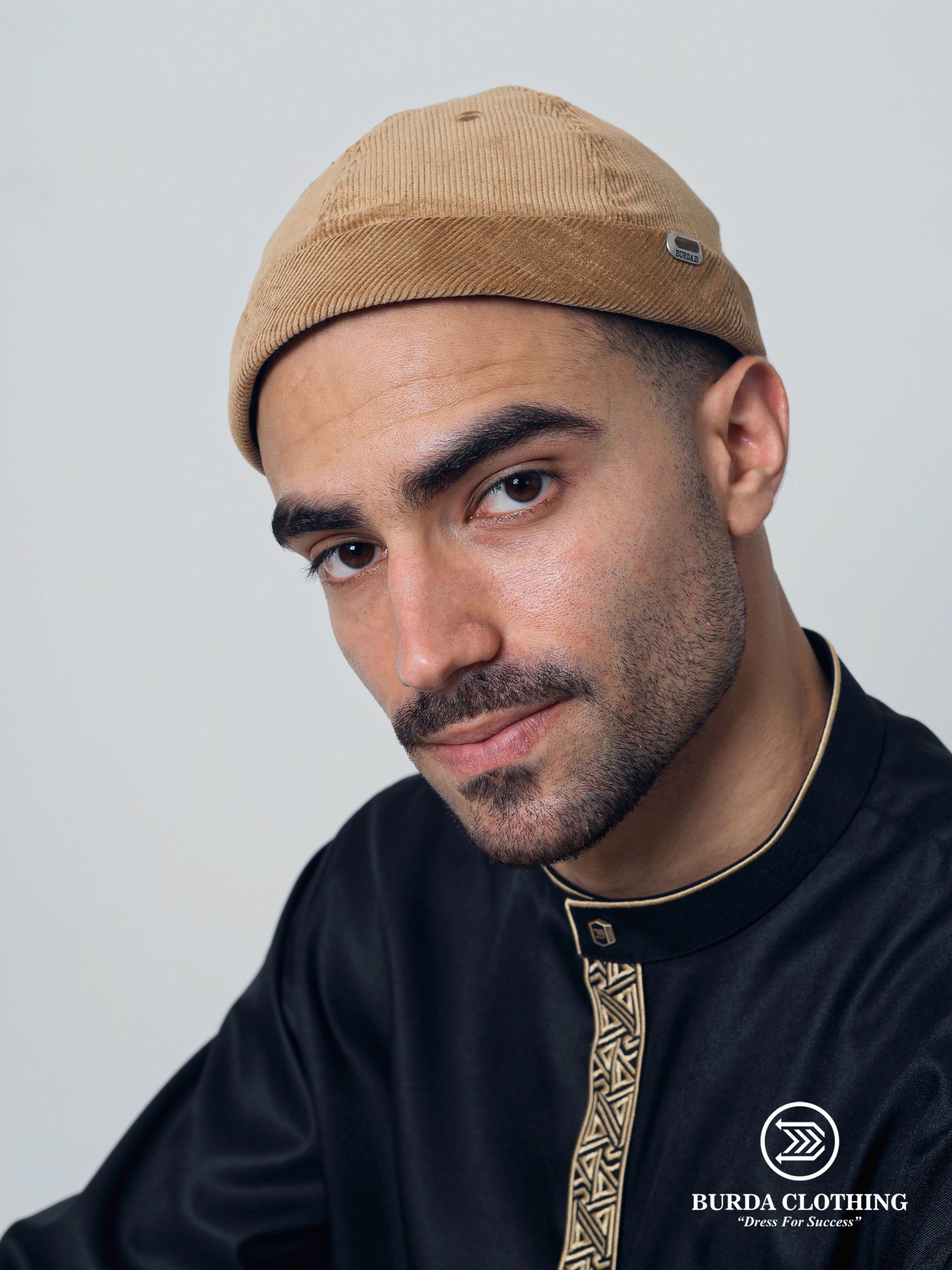 Corduroy Brimless Hat