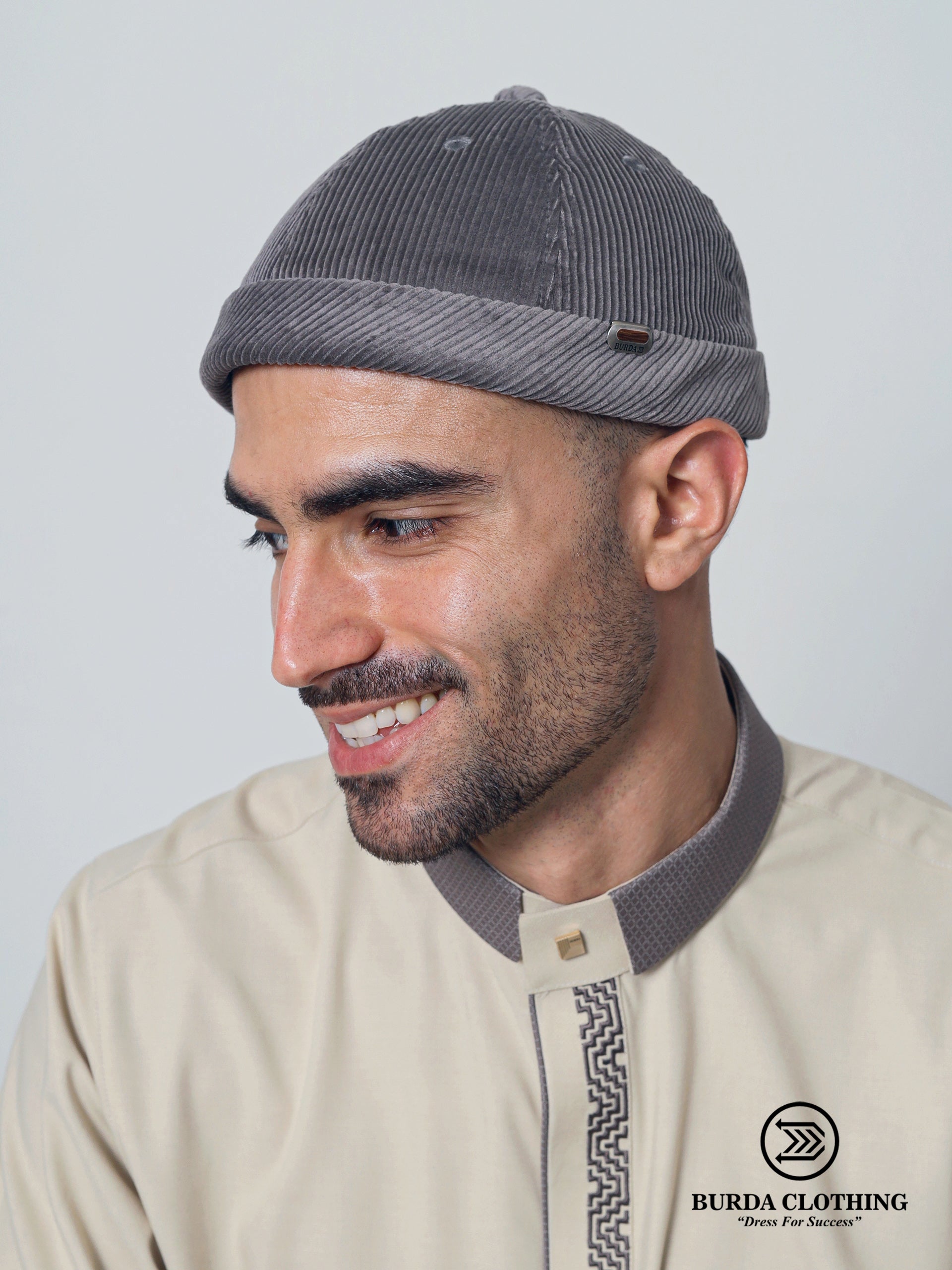 Corduroy Brimless Hat