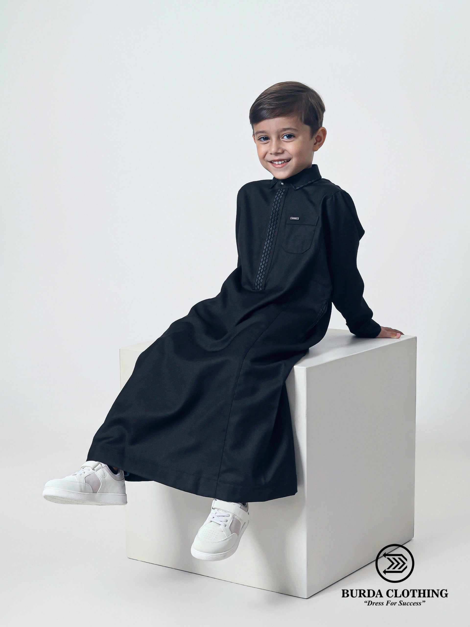 Kids Thobe 307 Black