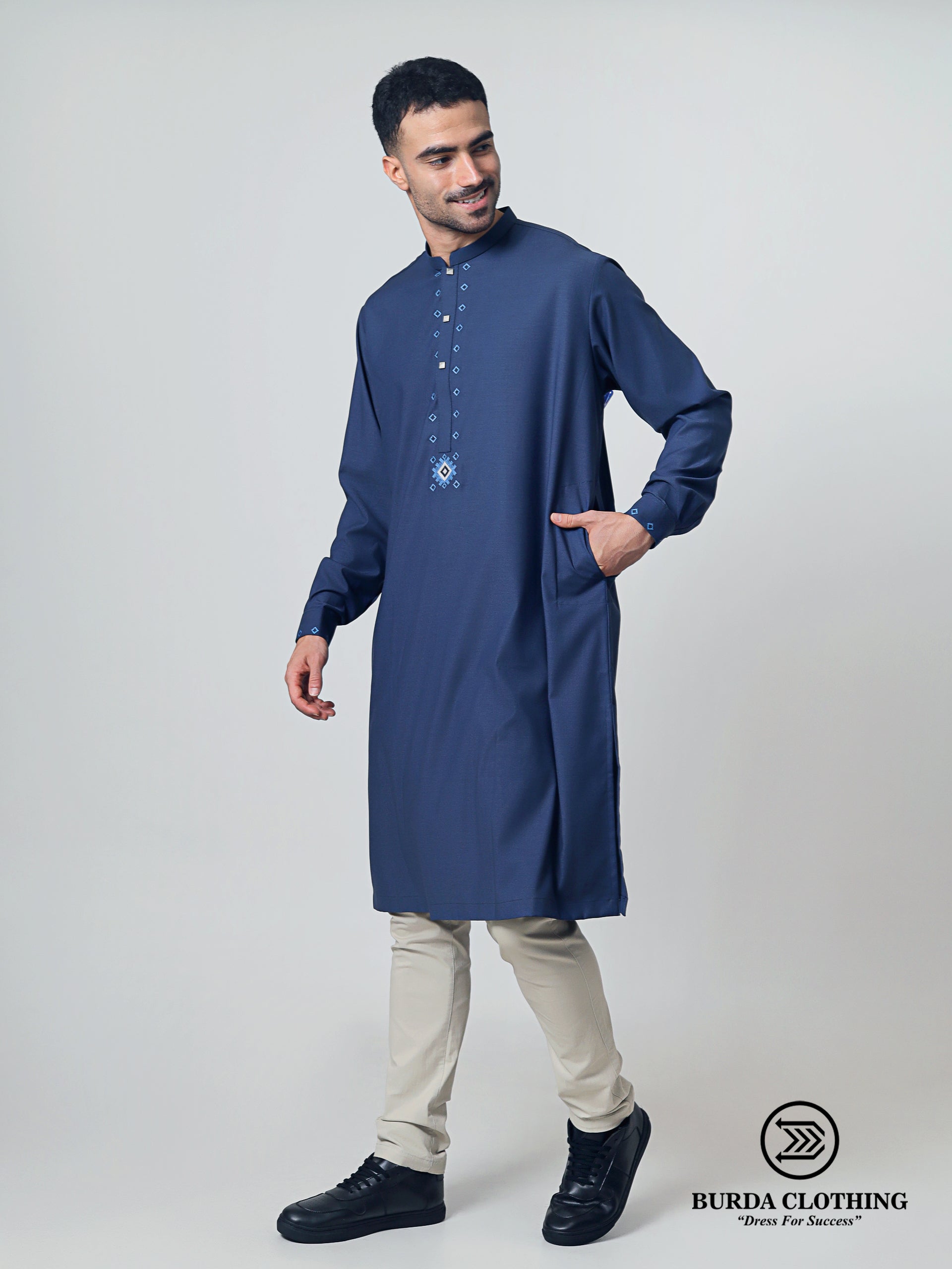 Adult Kurta 404 Blue