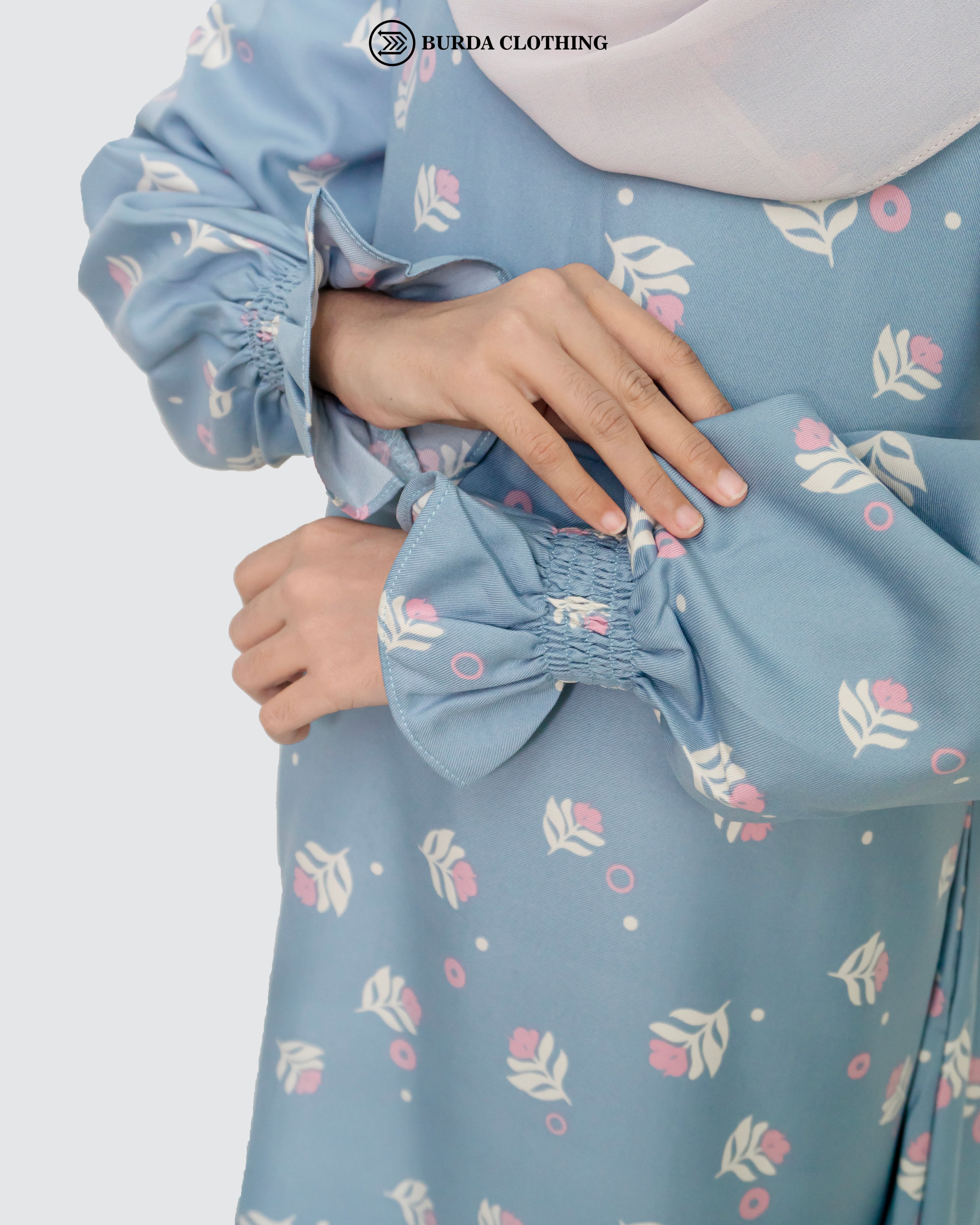 Kids Floral Blue Dress