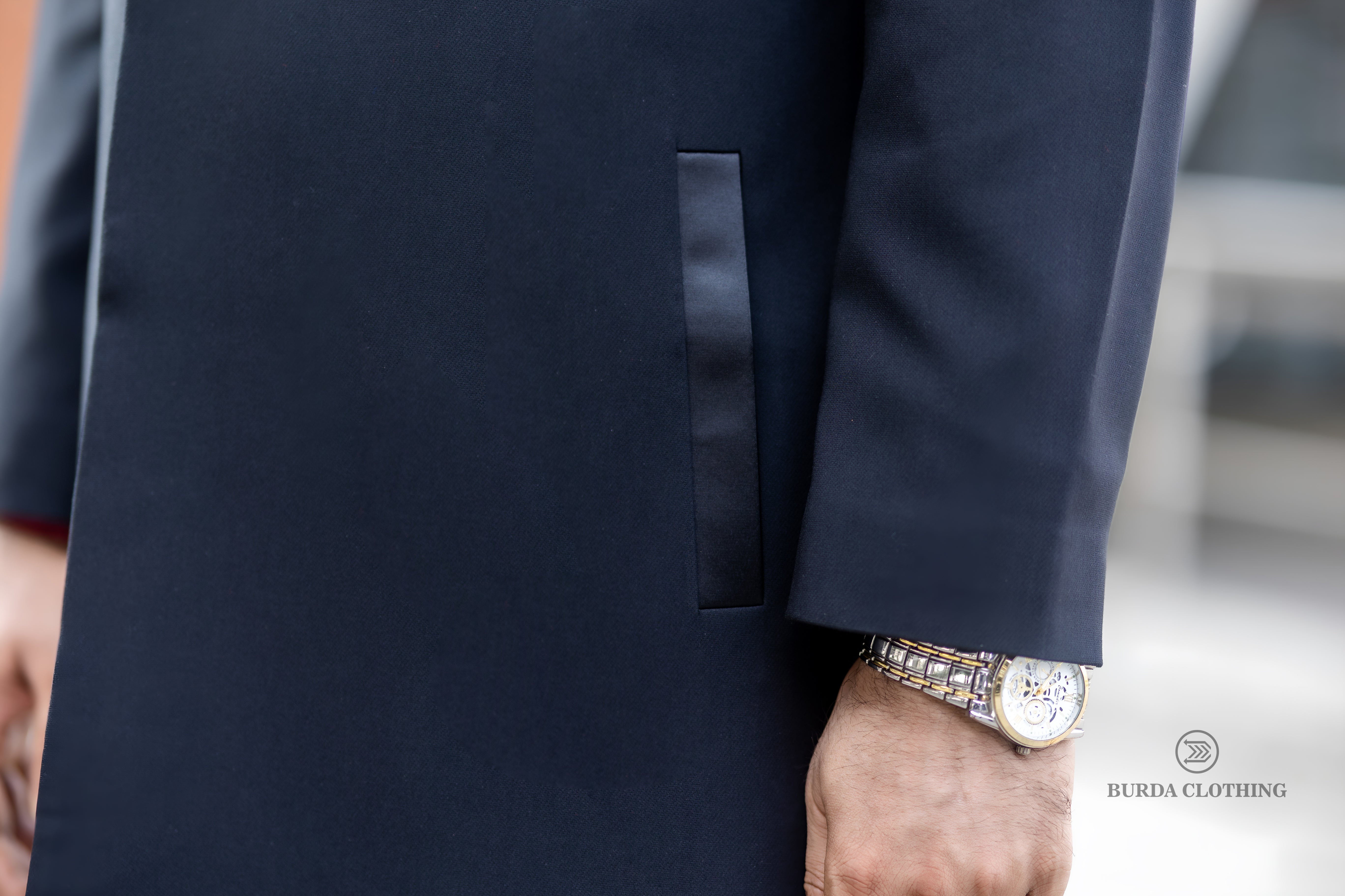 Stealth Black Long Coat