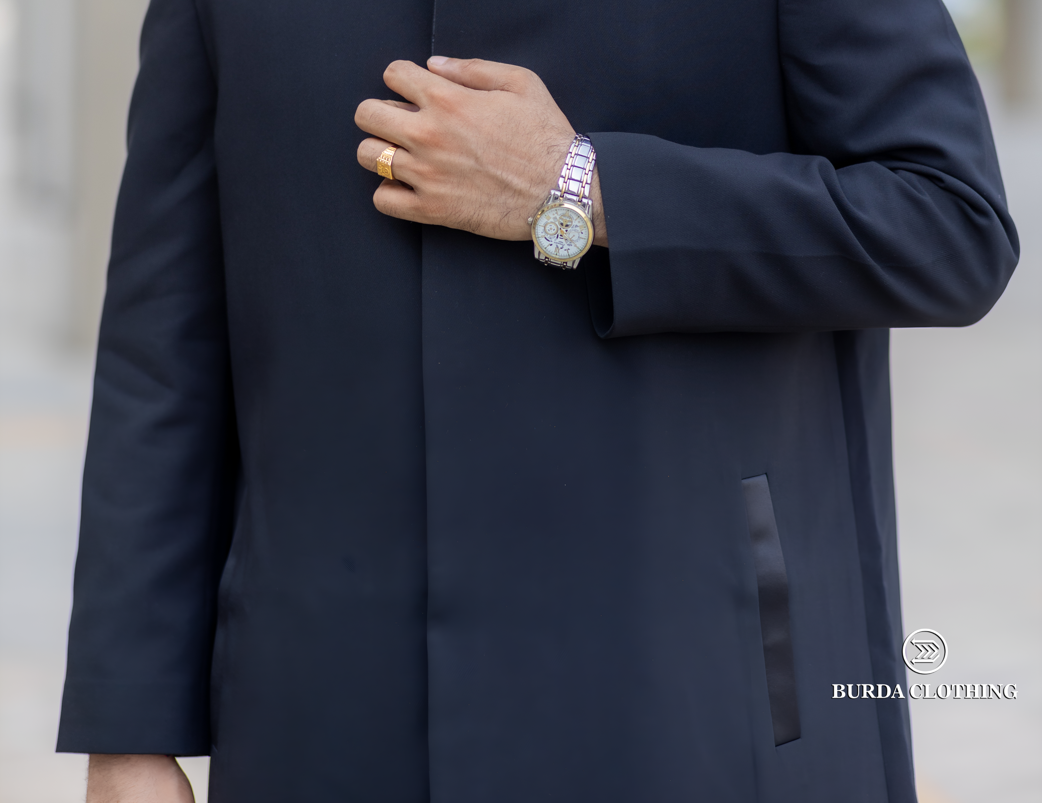 Stealth Black Long Coat