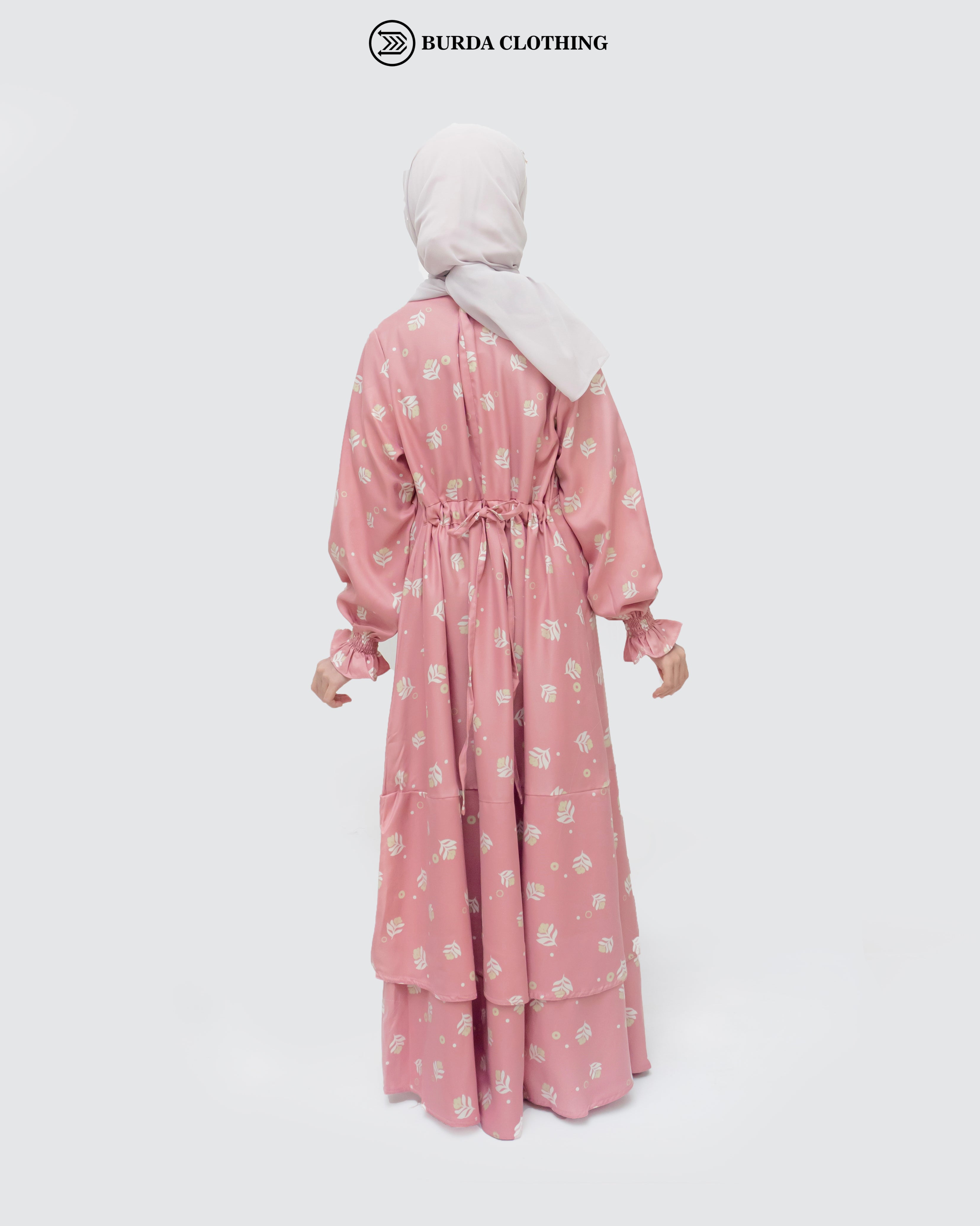 Kids Floral Pink Dress