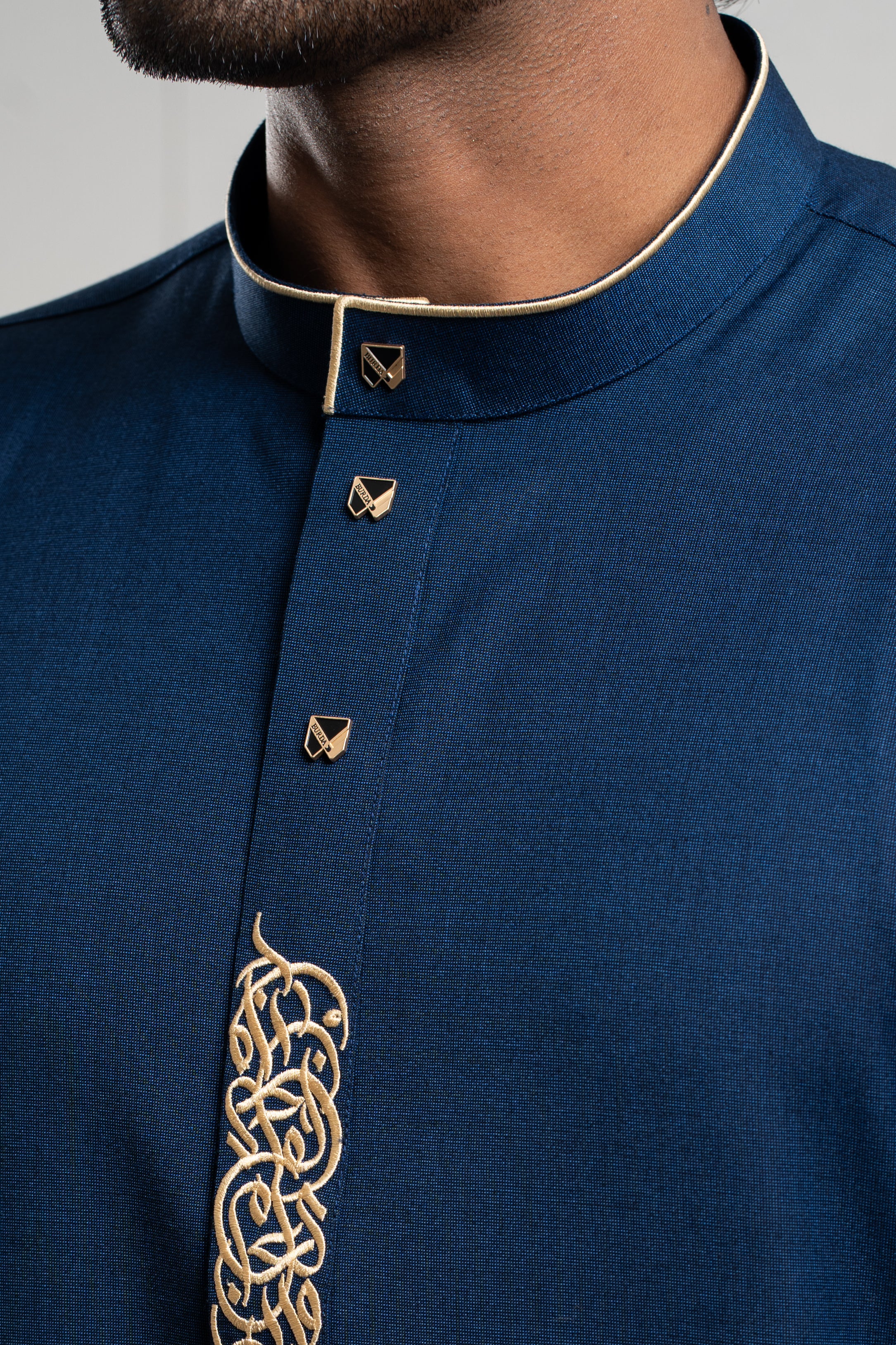 Adult Premium Thobe 225 Navy - Burdaclothing