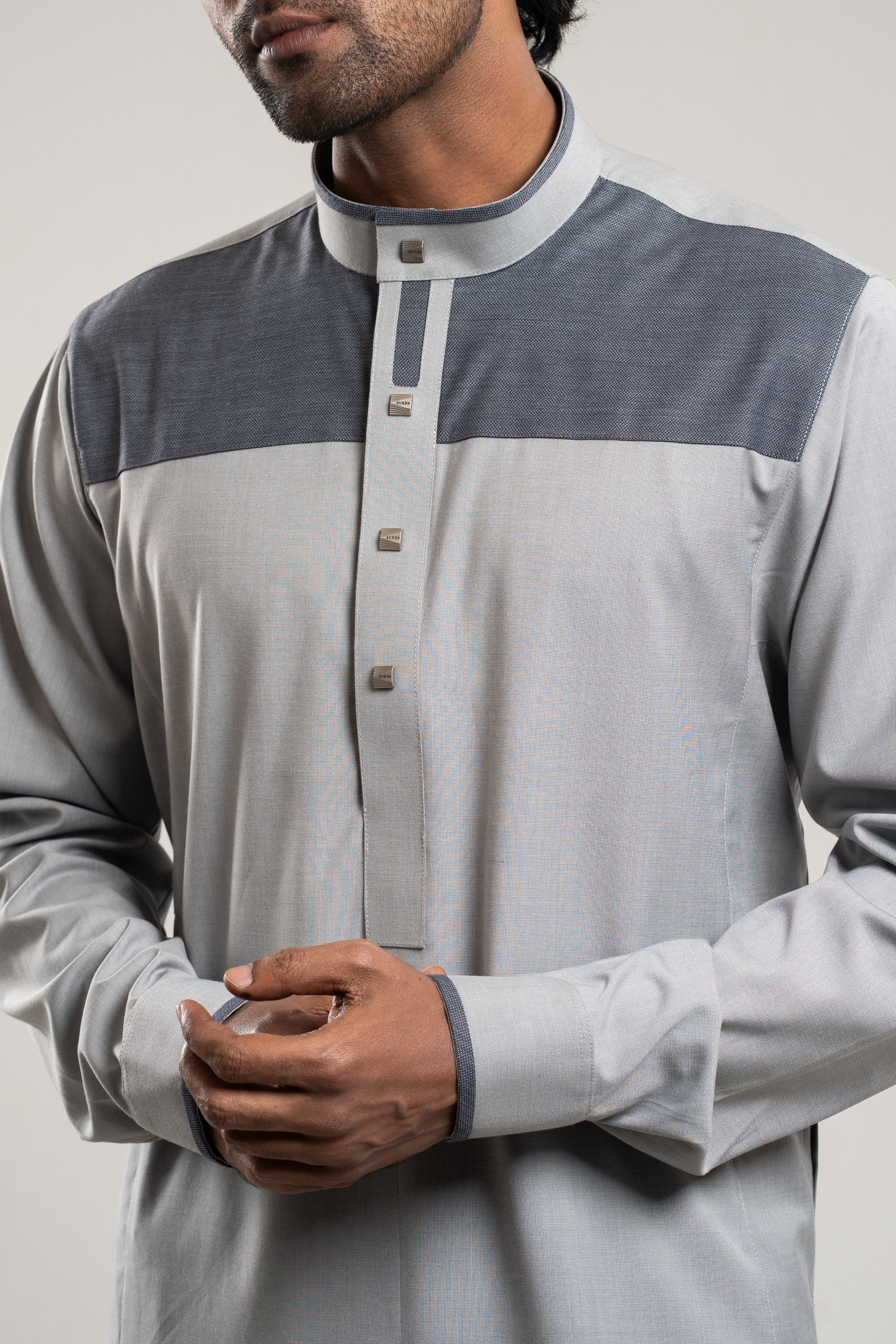 Adult Premium Thobe 223 Gray - Burdaclothing