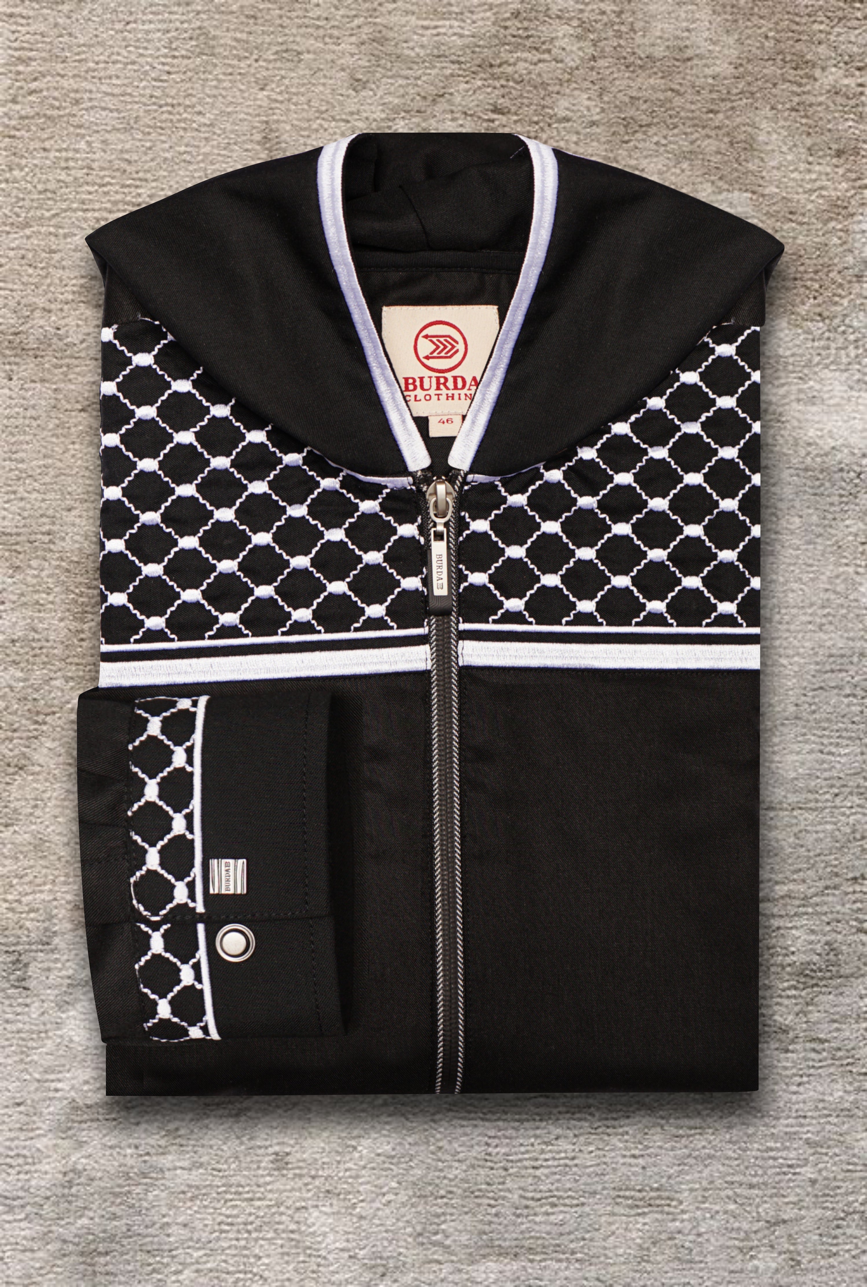 Kinder Premium Thobe 235 Schwarz