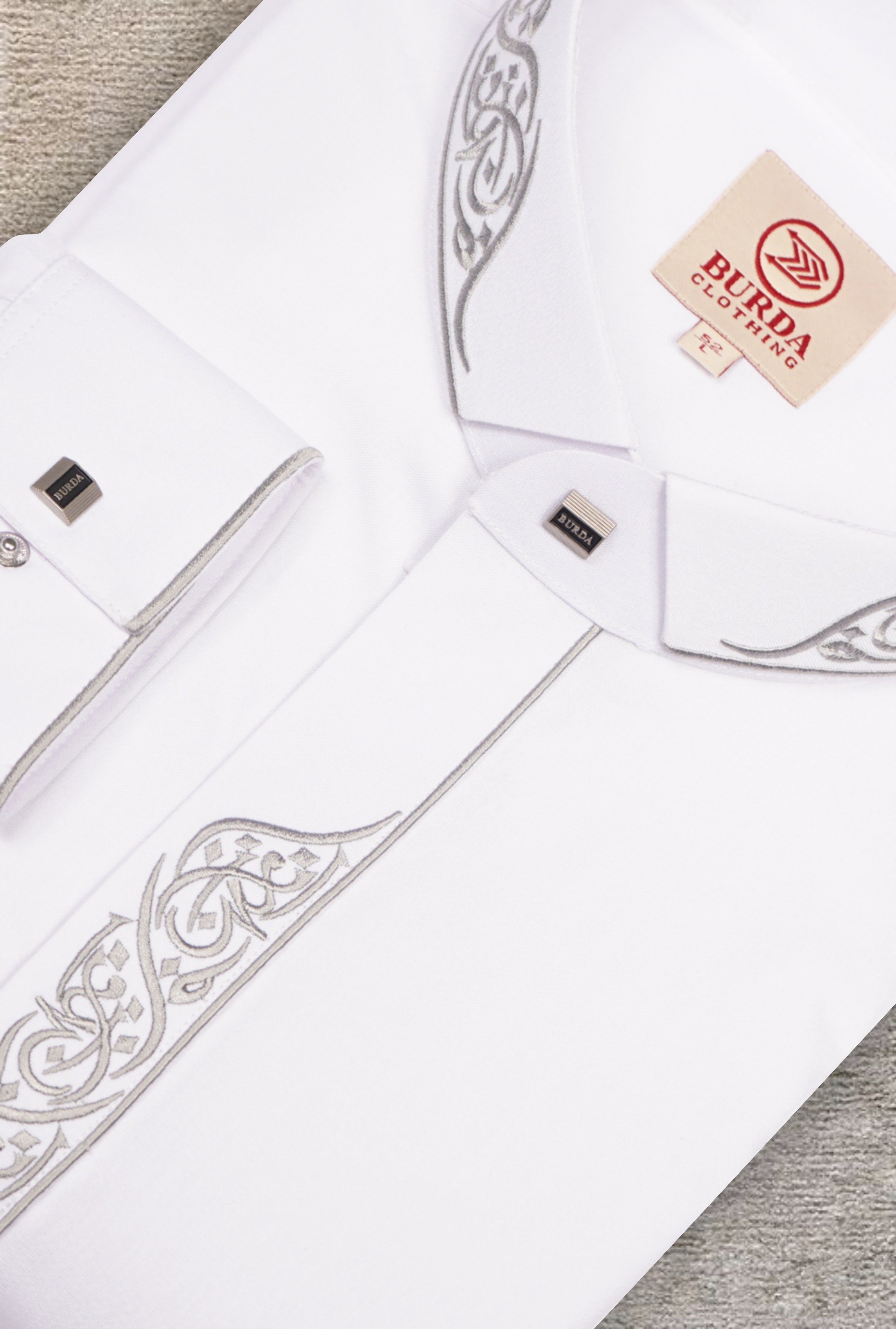 Adult Premium Thobe 214 White (Father & Son)