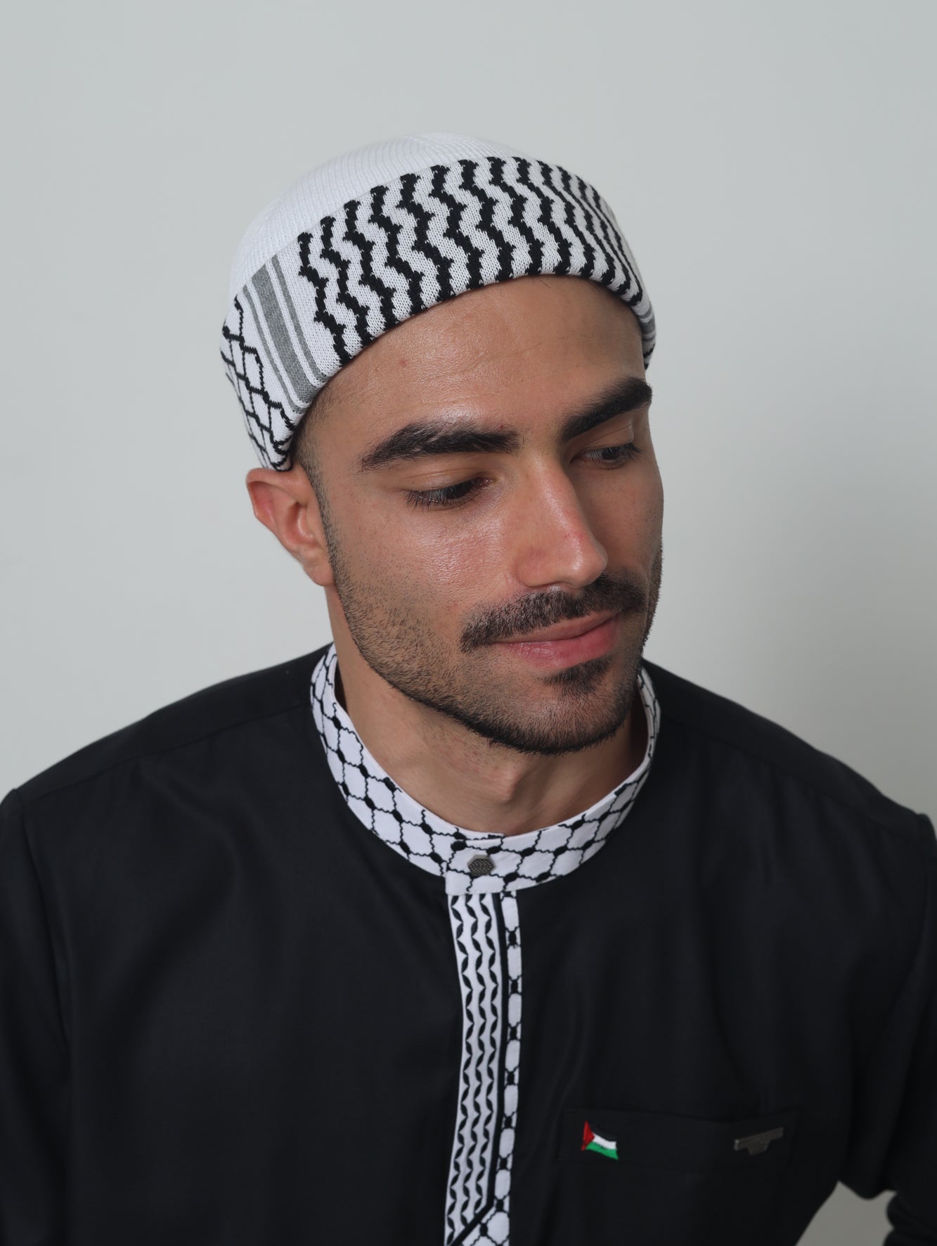 Palästina Kufiya Beanie Herren