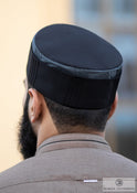 Burdaclothing 21 / Black / Dark Gray Folded Kufi 2-Tone