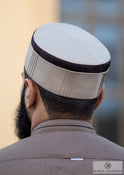 Burdaclothing 21 / Gold / Brown Folded Kufi 2-Tone