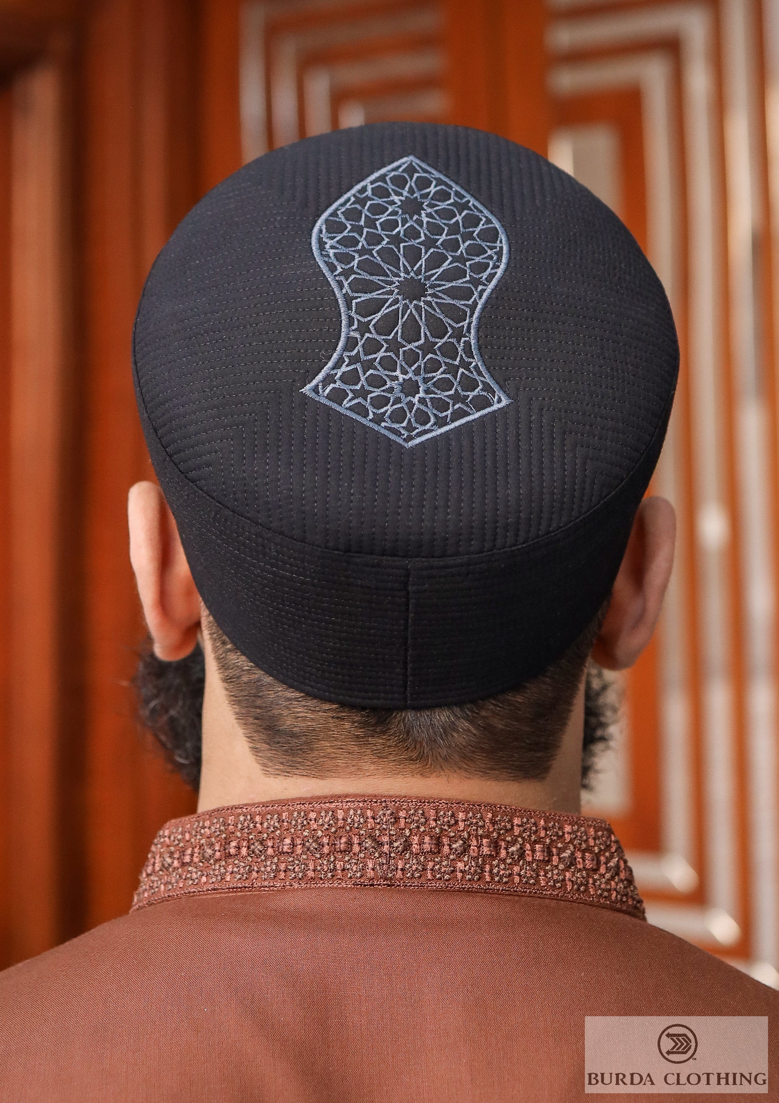 Burdaclothing 21 XS / Black Sandal Turban Kufi