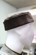 burdaclothing 21 XS / Dark Brown Folded Kufi