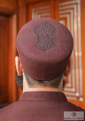 Burdaclothing 21 XS / Maroon Sandal Turban Kufi