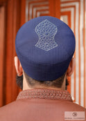 Burdaclothing 21 XS / Navy Blue Sandal Turban Kufi