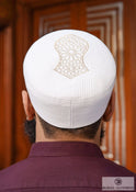 Burdaclothing 21 XS / White Sandal Turban Kufi