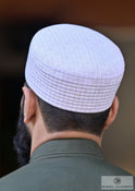 Burdaclothing 21 XS / White Skyline Kufi/Hat