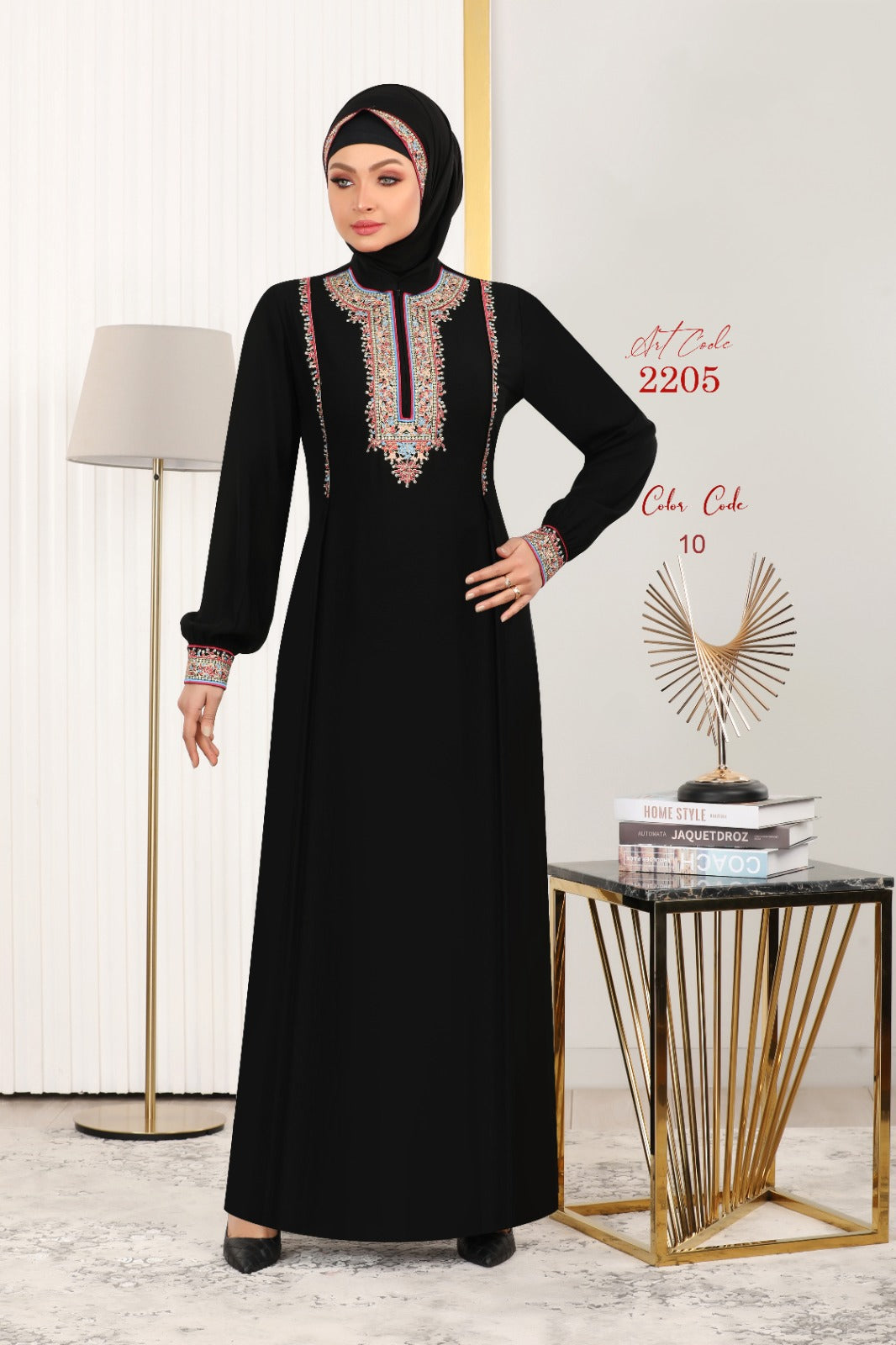 Burdaclothing Abaya 201-Black
