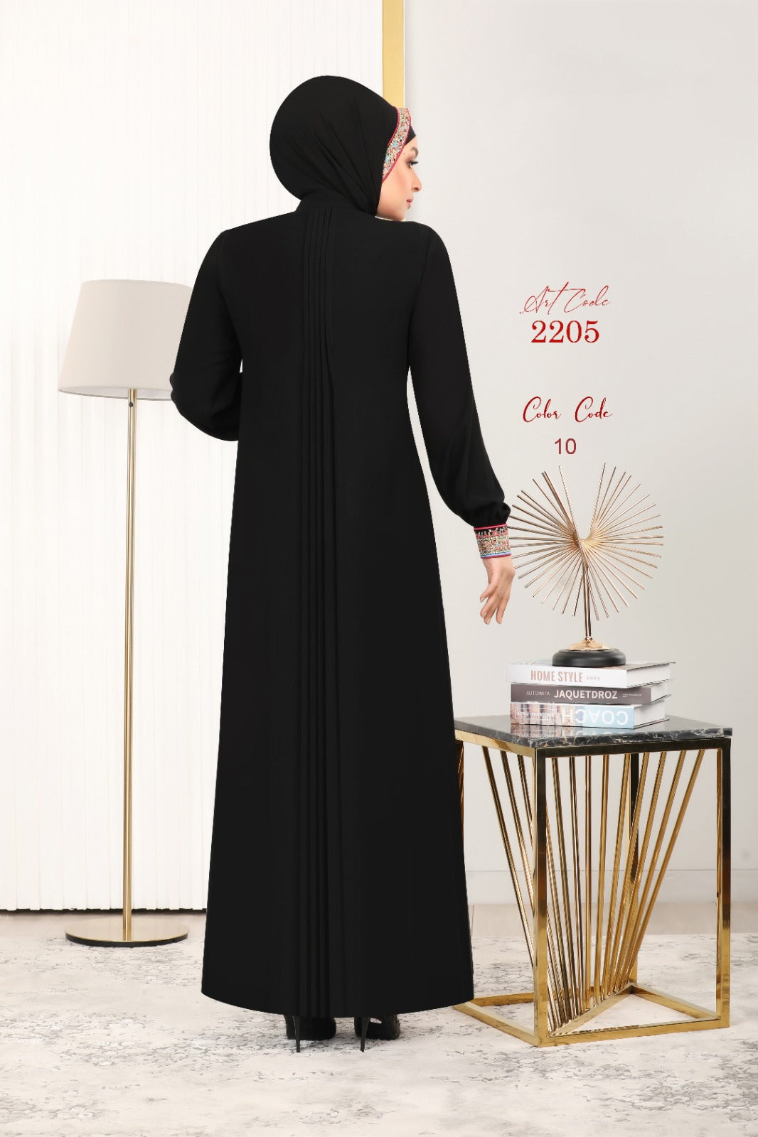 Burdaclothing Abaya 201-Black