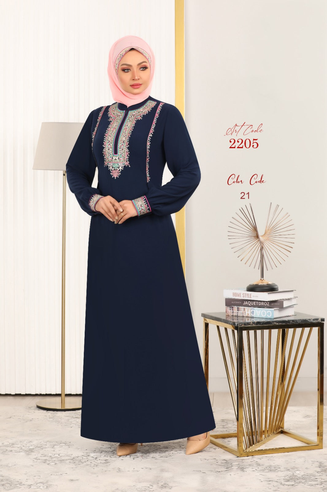 Burdaclothing Abaya 201-Blue