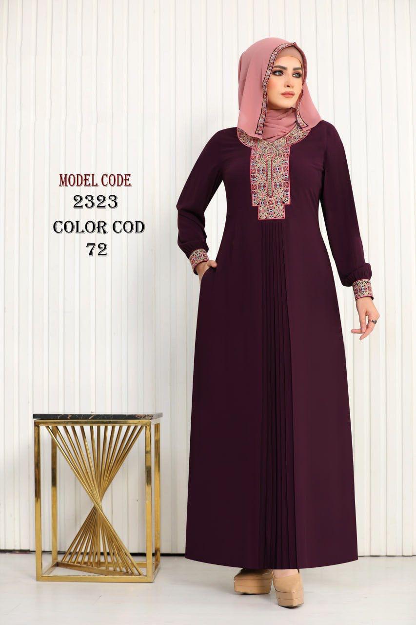 Burdaclothing Abaya 202-Maroon