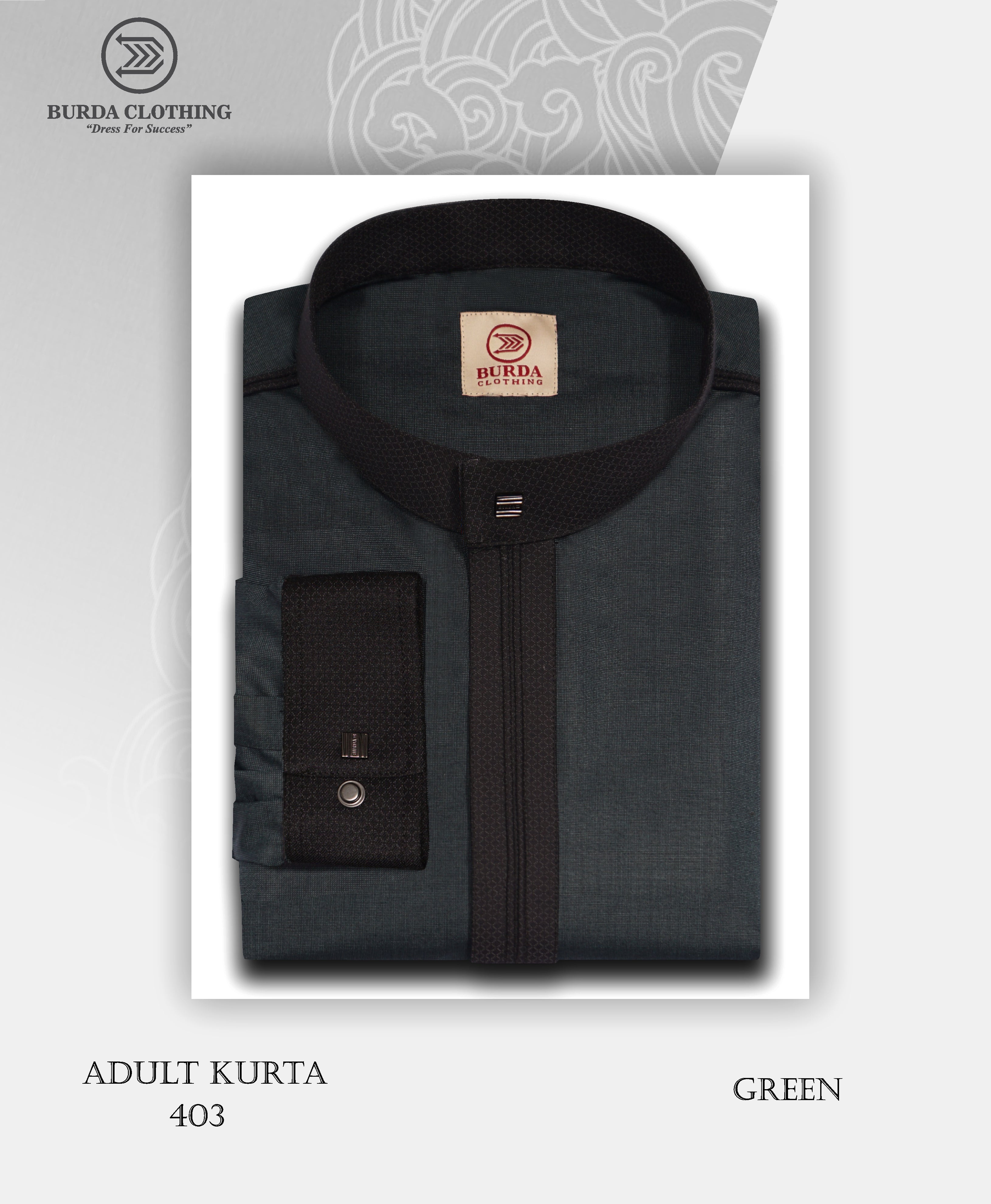 Burdaclothing Adult Kurta 403 B Green