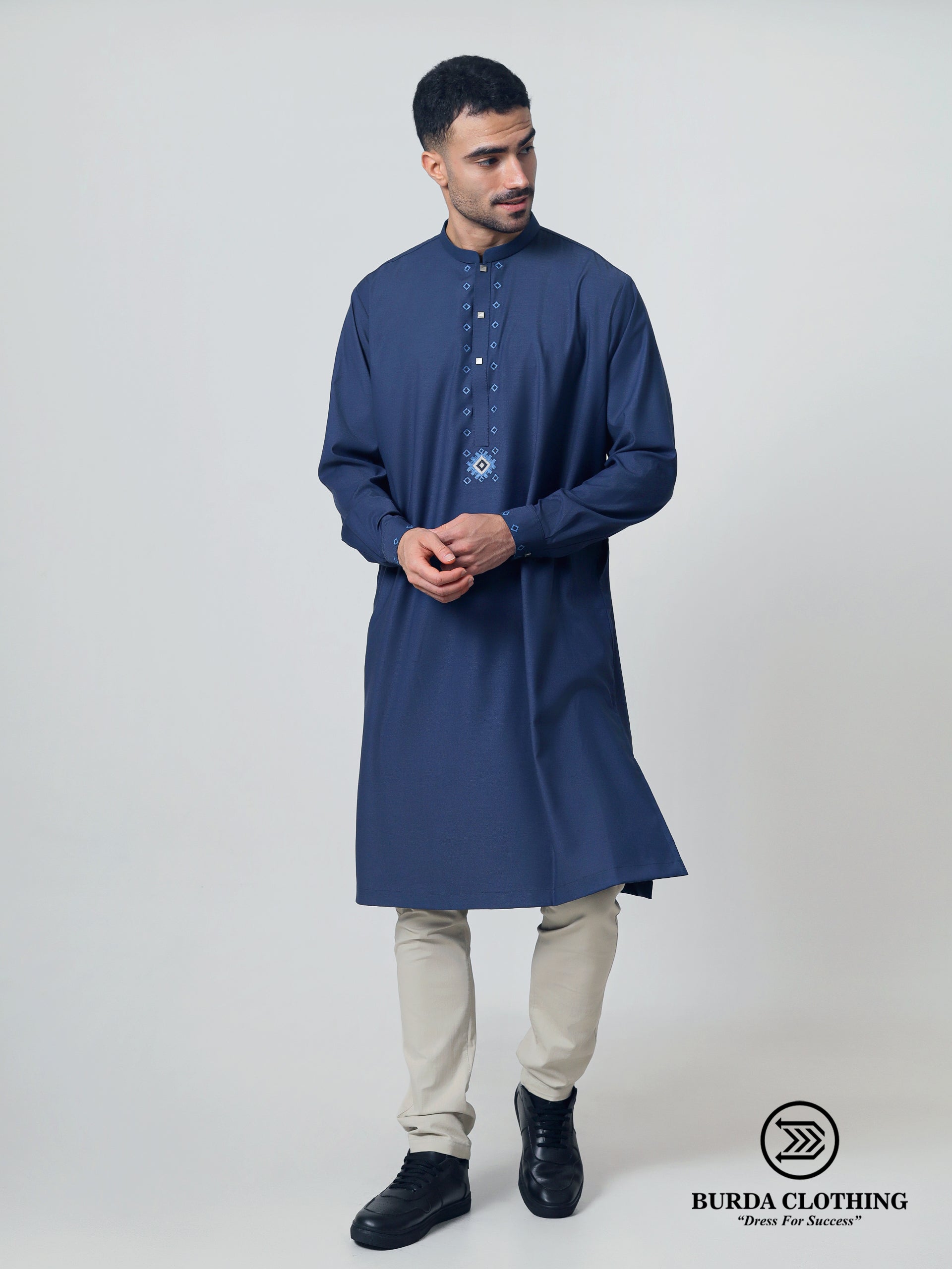 Adult Kurta 404 Blue by Burdaclothing