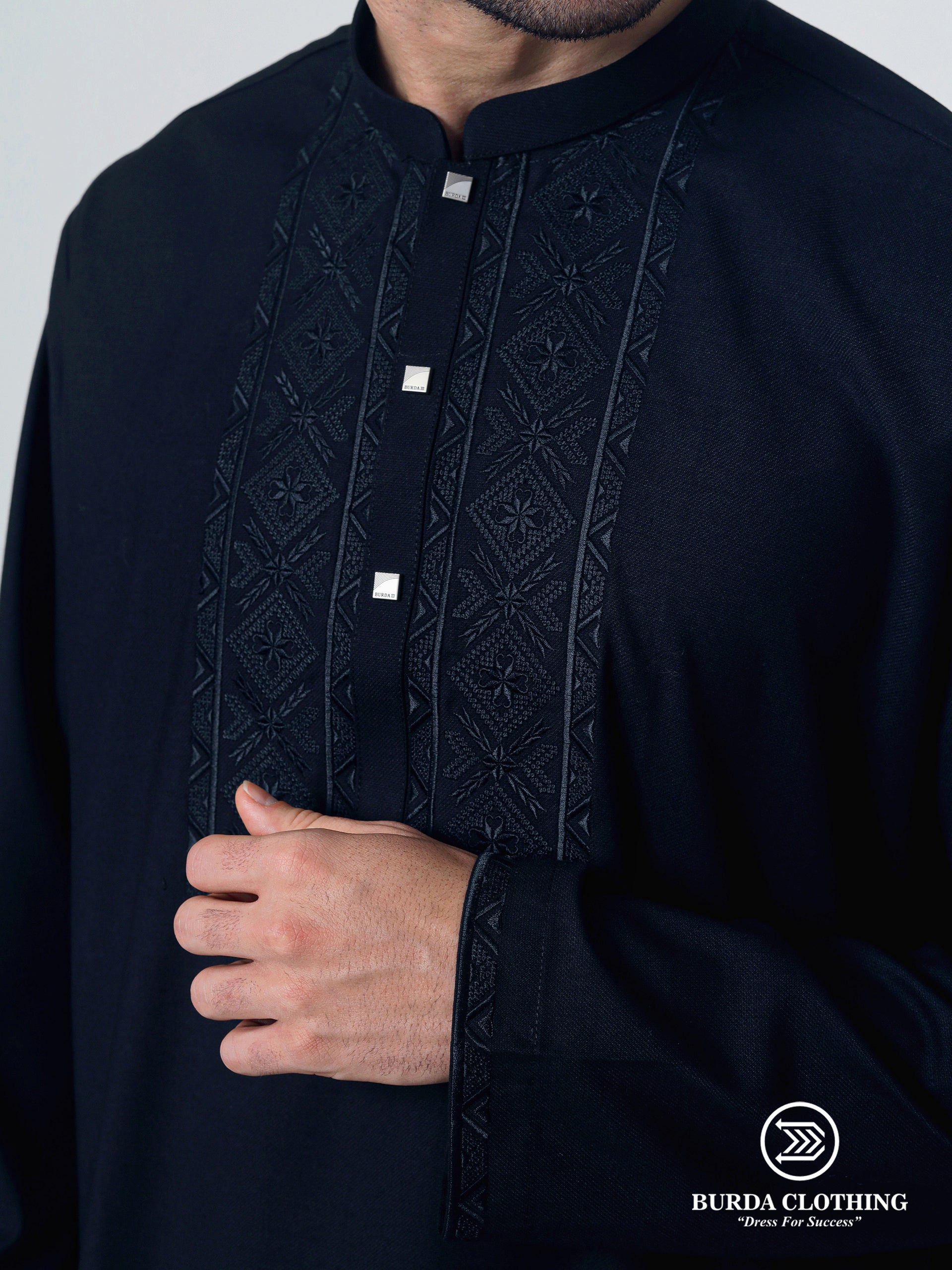 Adult Kurta 406 Black by Burdaclothing
