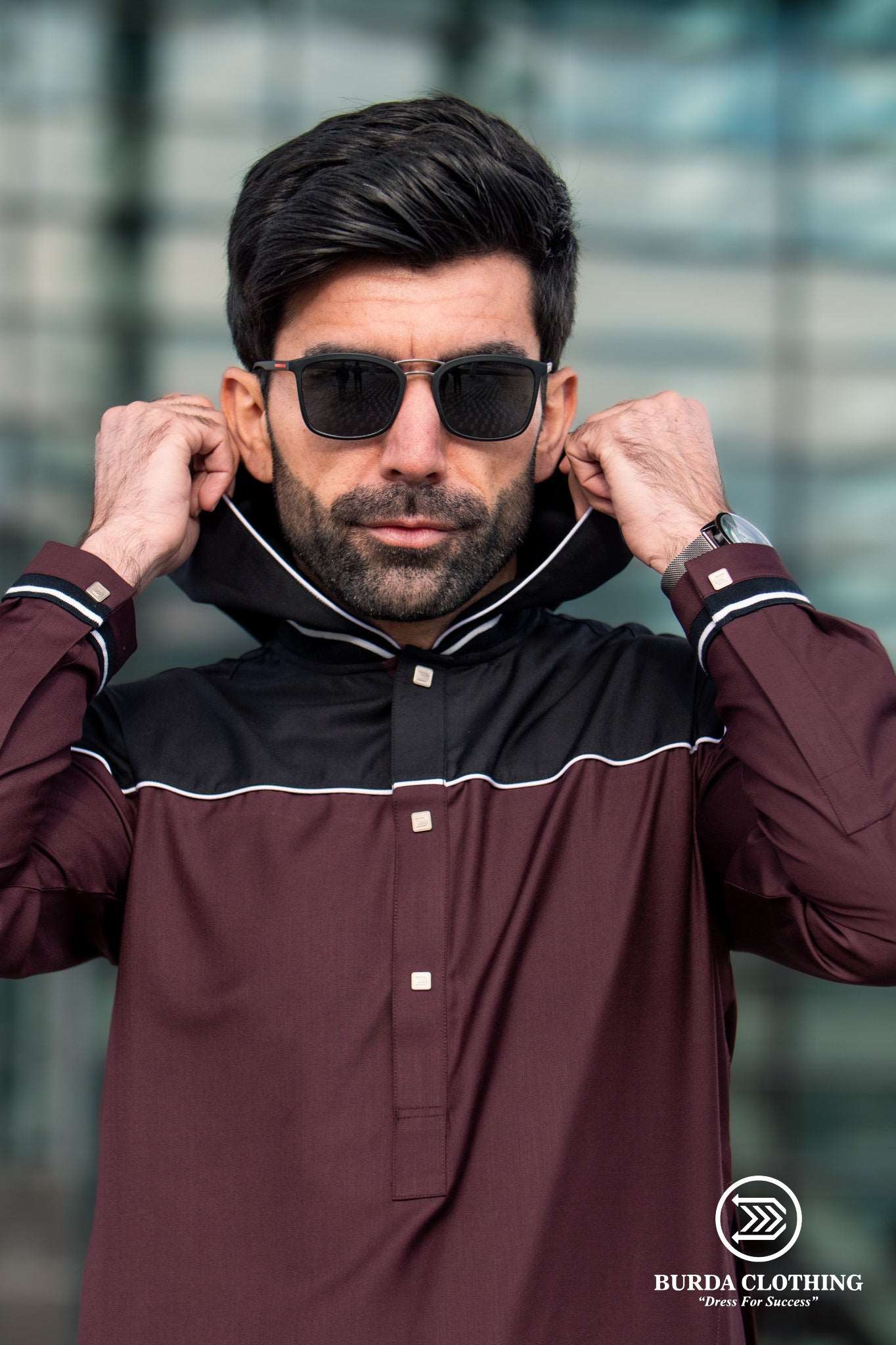 Burdaclothing Adult Premium Hoodie Thobe 514 ( FATHER & SON)