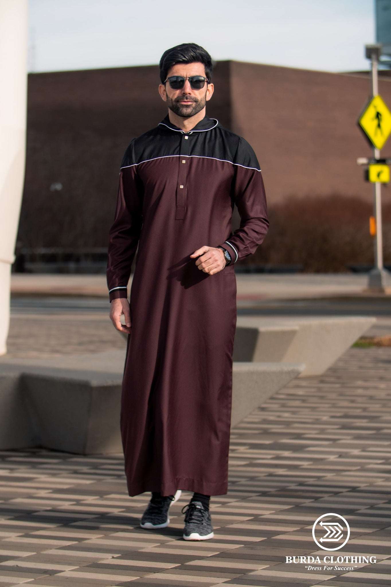 Burdaclothing Adult Premium Hoodie Thobe 514 ( FATHER & SON)