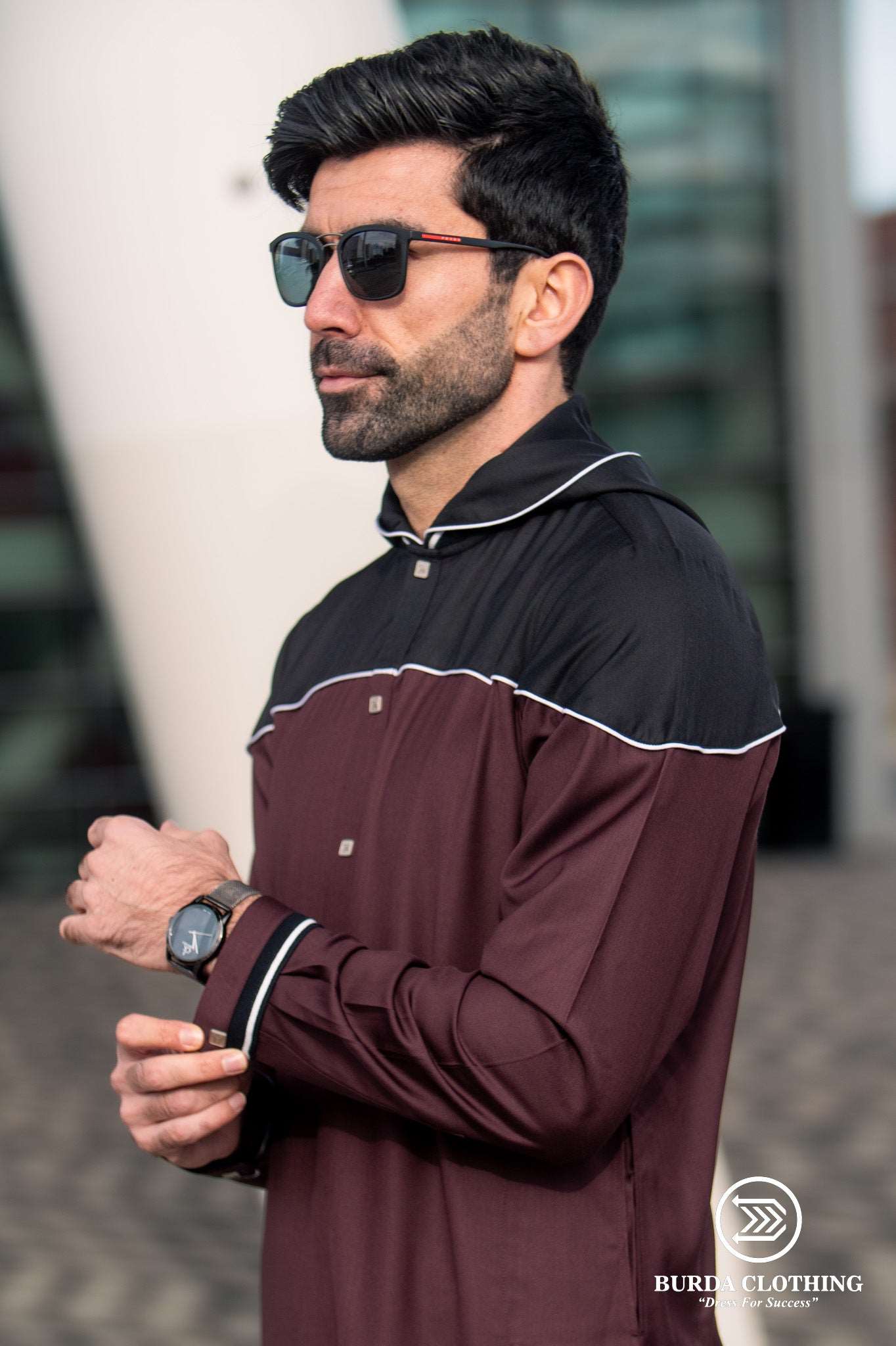 Burdaclothing Adult Premium Hoodie Thobe 514 ( FATHER & SON)