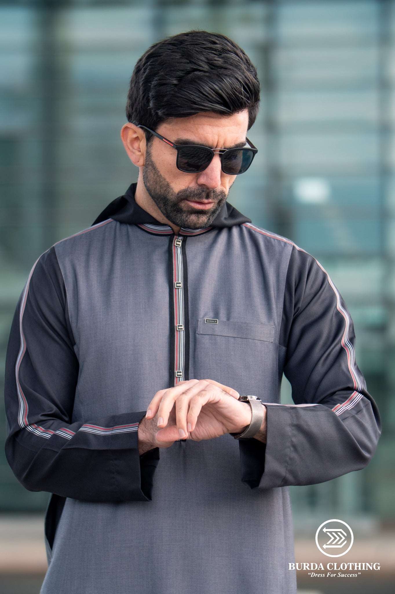 Burdaclothing Adult Premium Hoodie Thobe 515 (Father & Son)