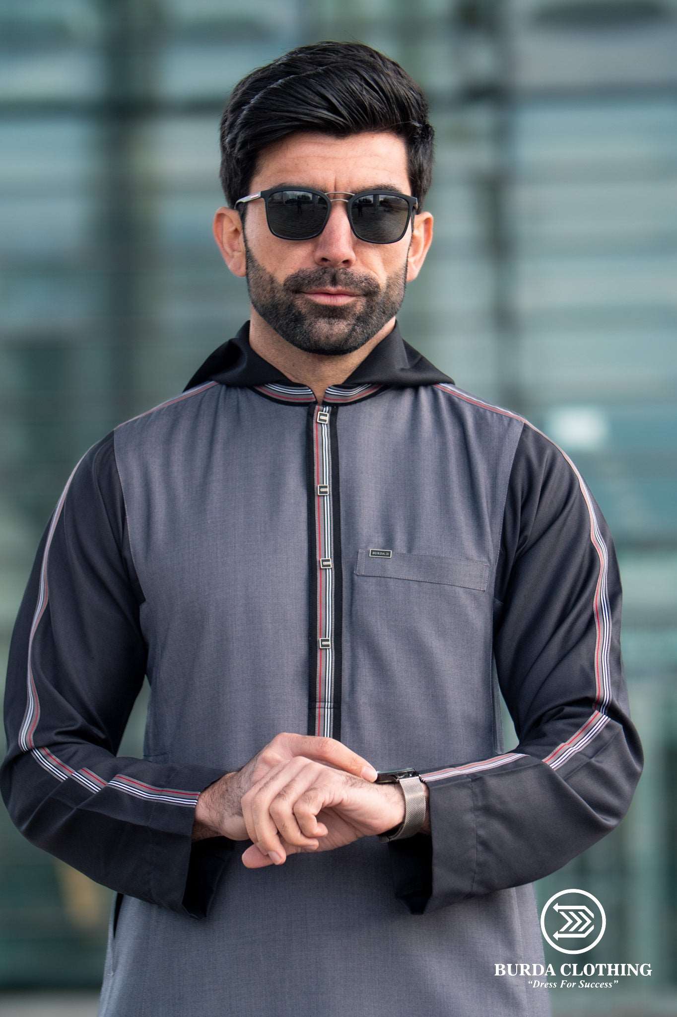 Burdaclothing Adult Premium Hoodie Thobe 515 (Father & Son)